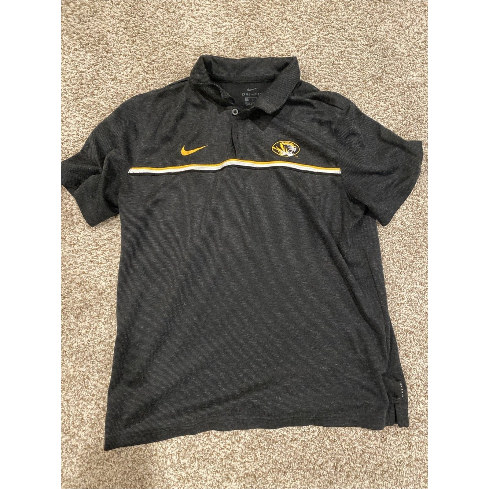 Nike × Supreme Nike Supreme Jacquard Polo Shirt Black | Grailed
