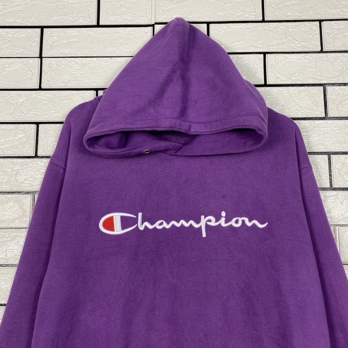 Japanese Brand 📌Vintage Hoodie Pull Over Champion Small Pony Size US XXL / EU 58 / 5 - 4 Thumbnail