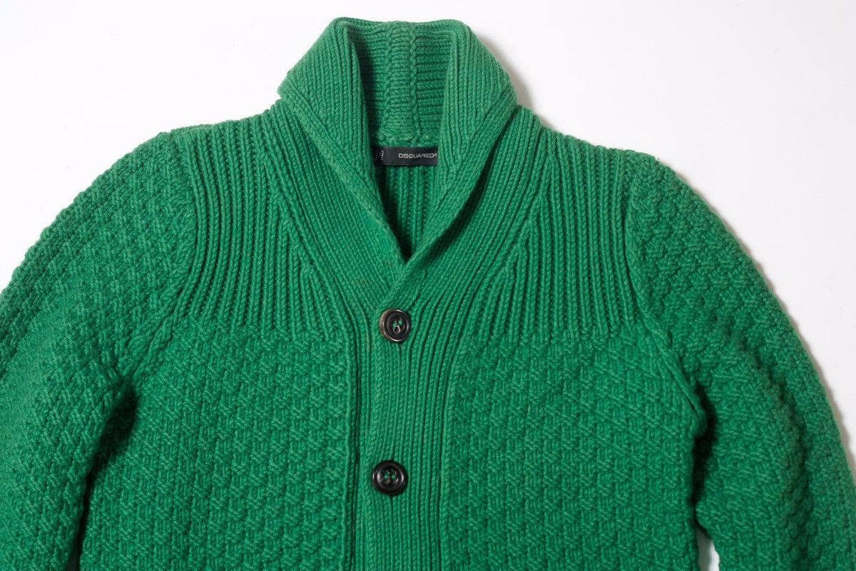 Dsquared2 dsquared2 vintage heavy knit mens wool cardigan Size US S / EU 44-46 / 1 - 2 Thumbnail