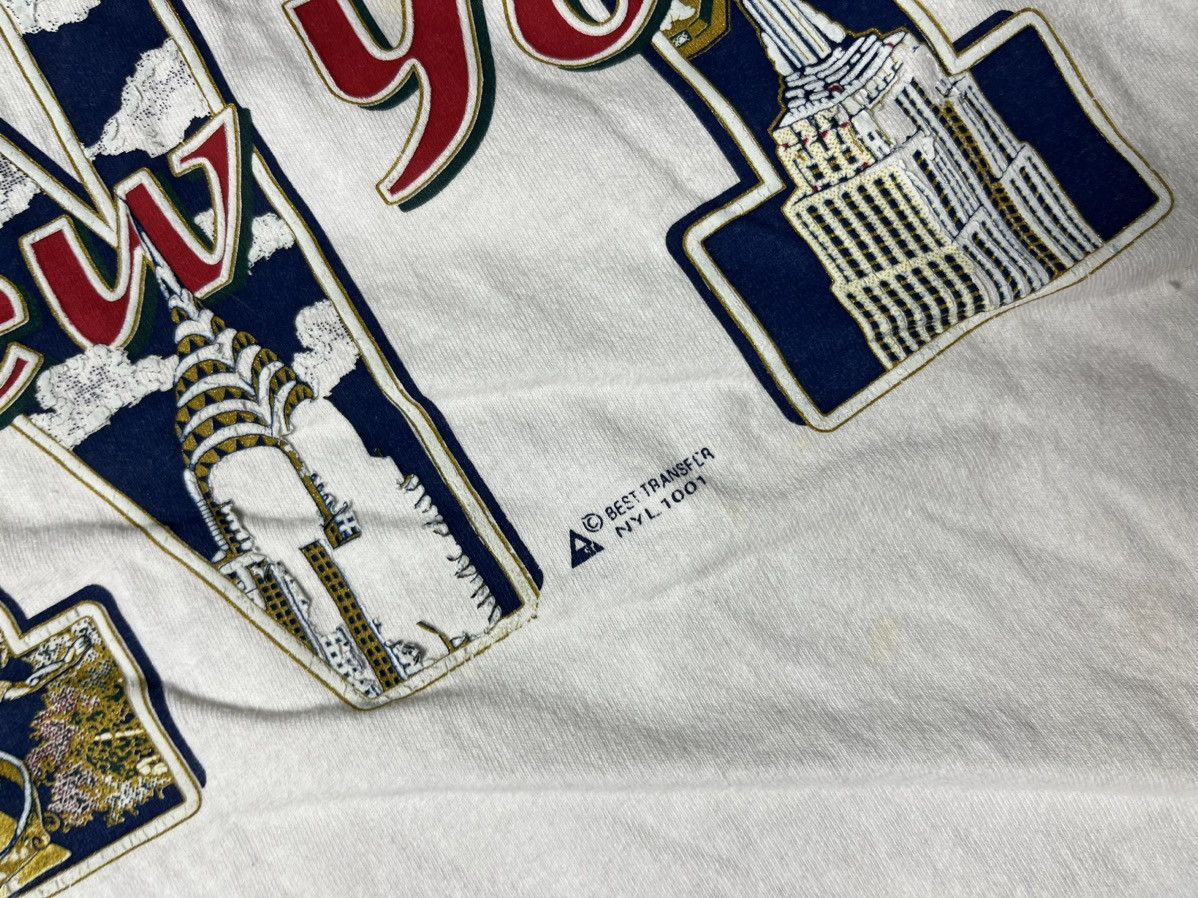 Band Tees New York T-shirt vintage towers statue liberty Size US XL / EU 56 / 4 - 4 Thumbnail