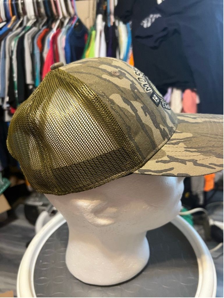 Mossy Oaks Unisex Mossy Oak Camouflage Trucker Hat Green/Tan One Size Size ONE SIZE - 4 Thumbnail
