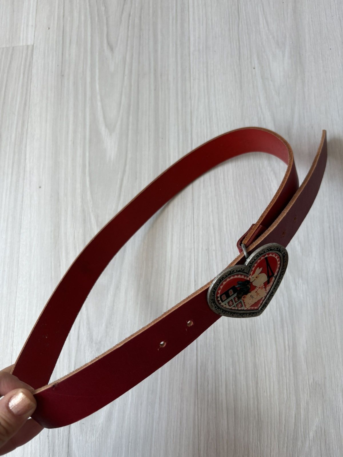 Vintage Y2k leather belt Size ONE SIZE - 6 Thumbnail