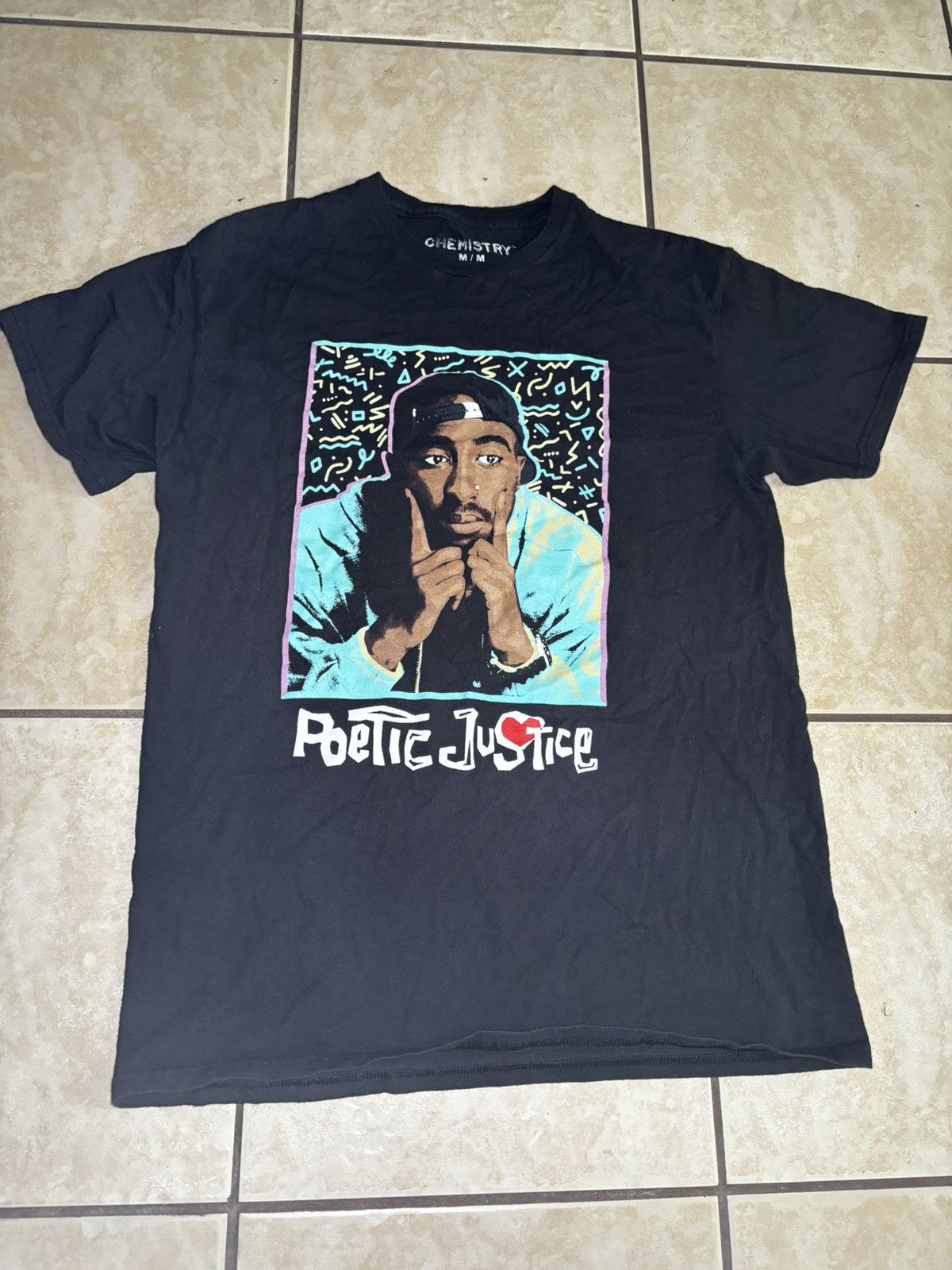 Chemistry Tupac Poetic Justice T-shirt Size US M / EU 48-50 / 2 - 2 Thumbnail