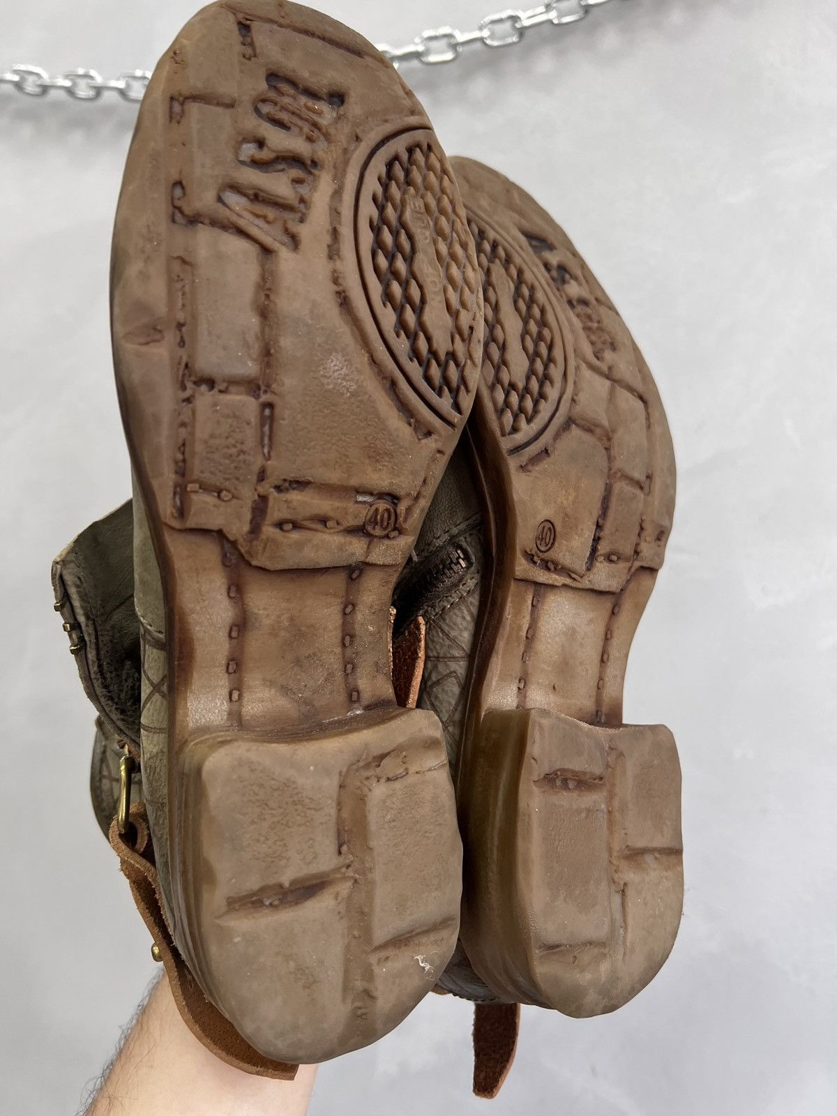 A.S.98 Vintage ankle belted A.S. 98 leather boots Size US 7.5 / EU 40-41 - 8 Thumbnail