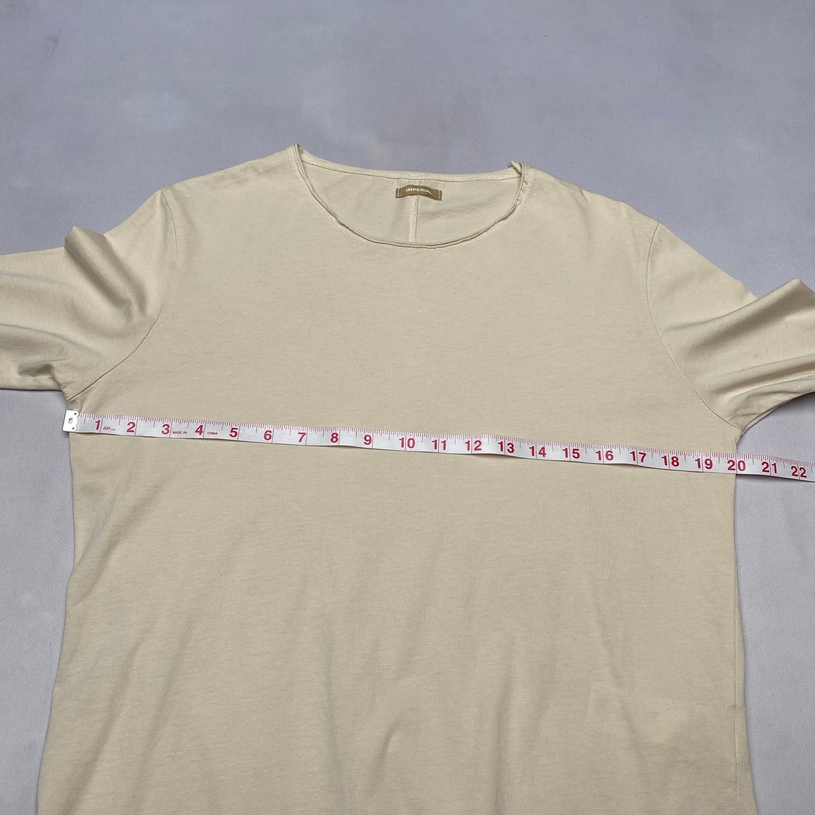Imperial Imperial Curve Hem Short Sleeve T Shirt Small Made in Italy Size US S / EU 44-46 / 1 - 9 Thumbnail