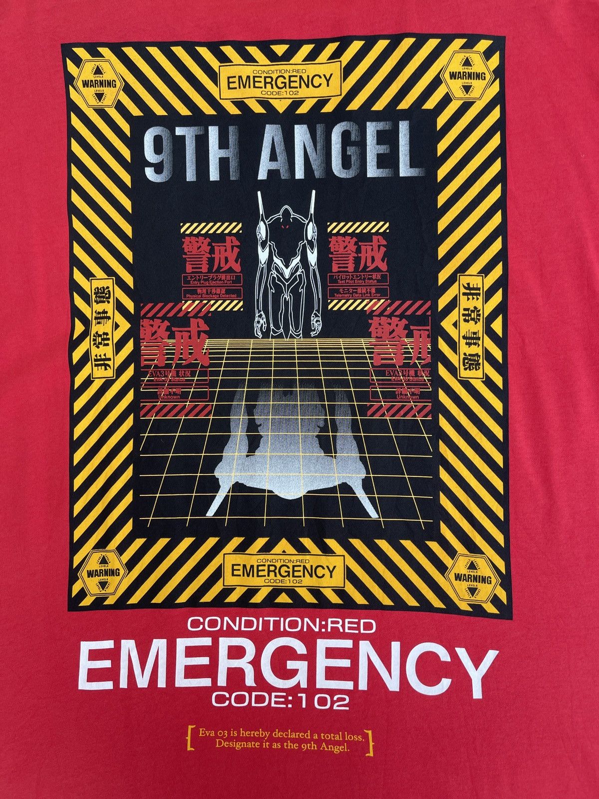 Anime × Vintage Rare🔥Neon Genesis Evangelion Japanese Anima Eva 03 T-Shirt Size US XL / EU 56 / 4 - 9 Thumbnail