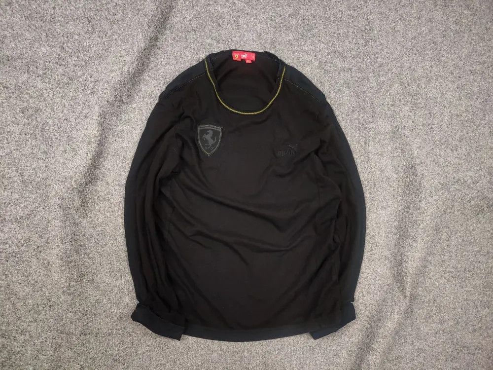 Puma Puma Ferrari Logo Long sleeve Shirt Pullover Vintage Style Size US M / EU 48-50 / 2 - 1 Thumbnail