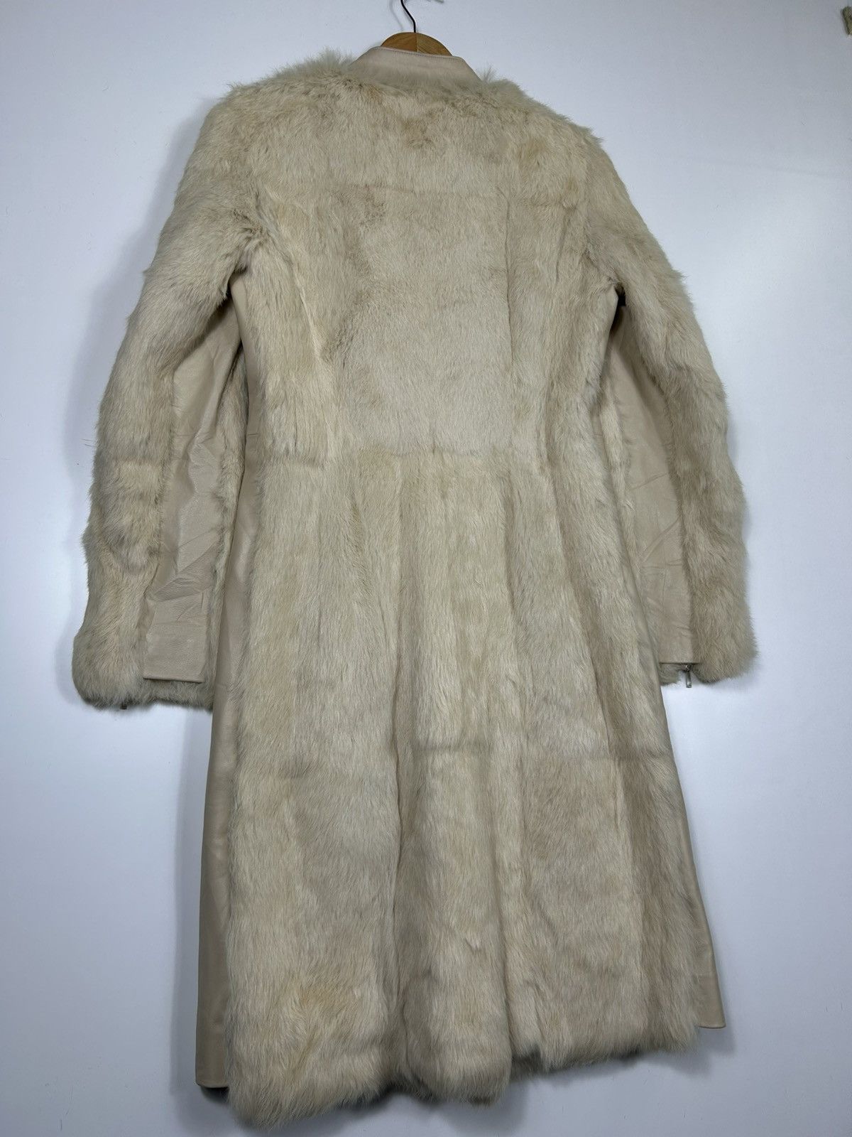 Sagafurs 🔥 Ines Et Marechal Rabbit Fur Real Leather Long Jacket Size S / US 4 / IT 40 - 19 Thumbnail