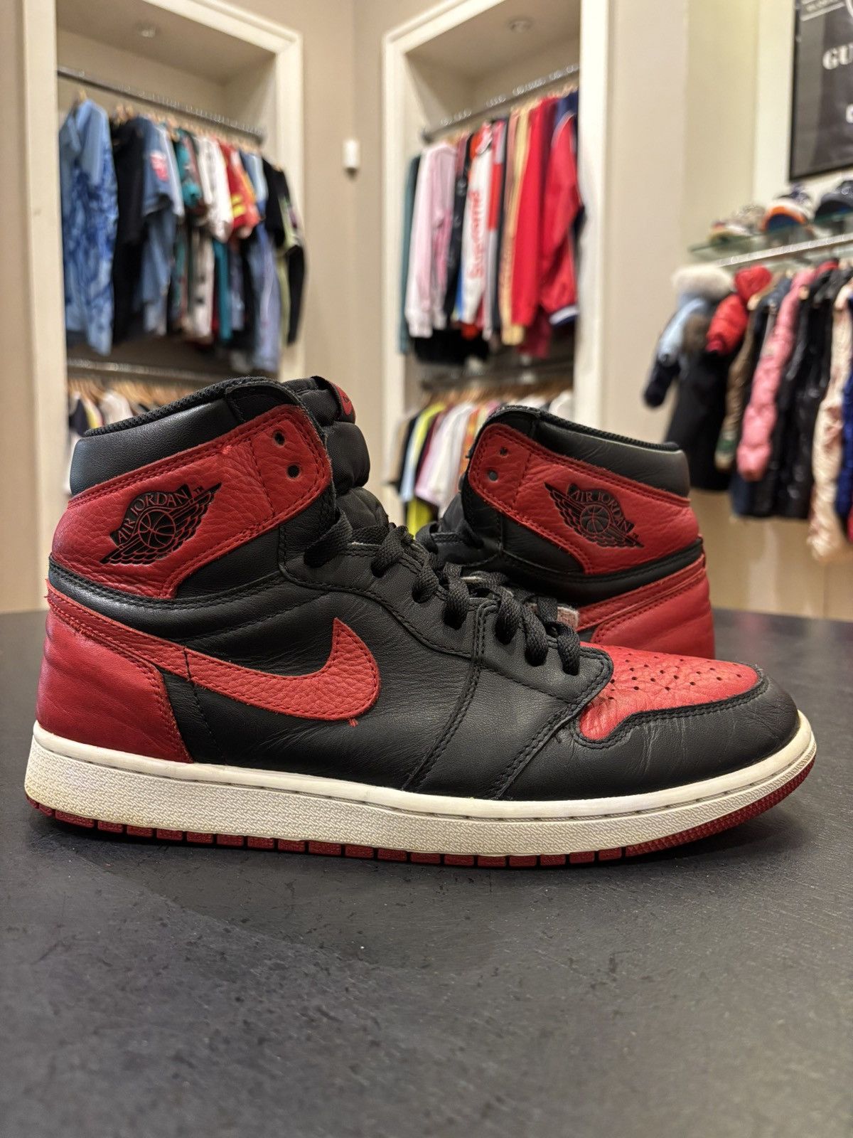 Jordan Brand Jordan 1 Retro ‘Bred’ Size US 11 / EU 44 - 1 Thumbnail