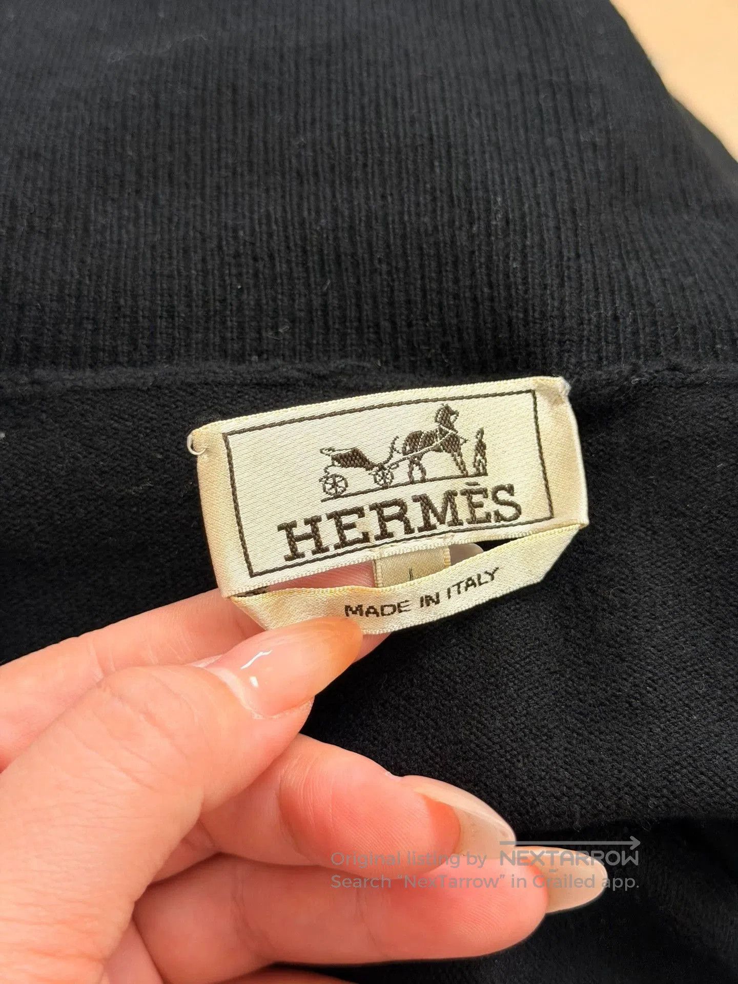 Hermes Hermes Men's Wool Knit Sweater L. Size US L / EU 52-54 / 3 - 3 Thumbnail