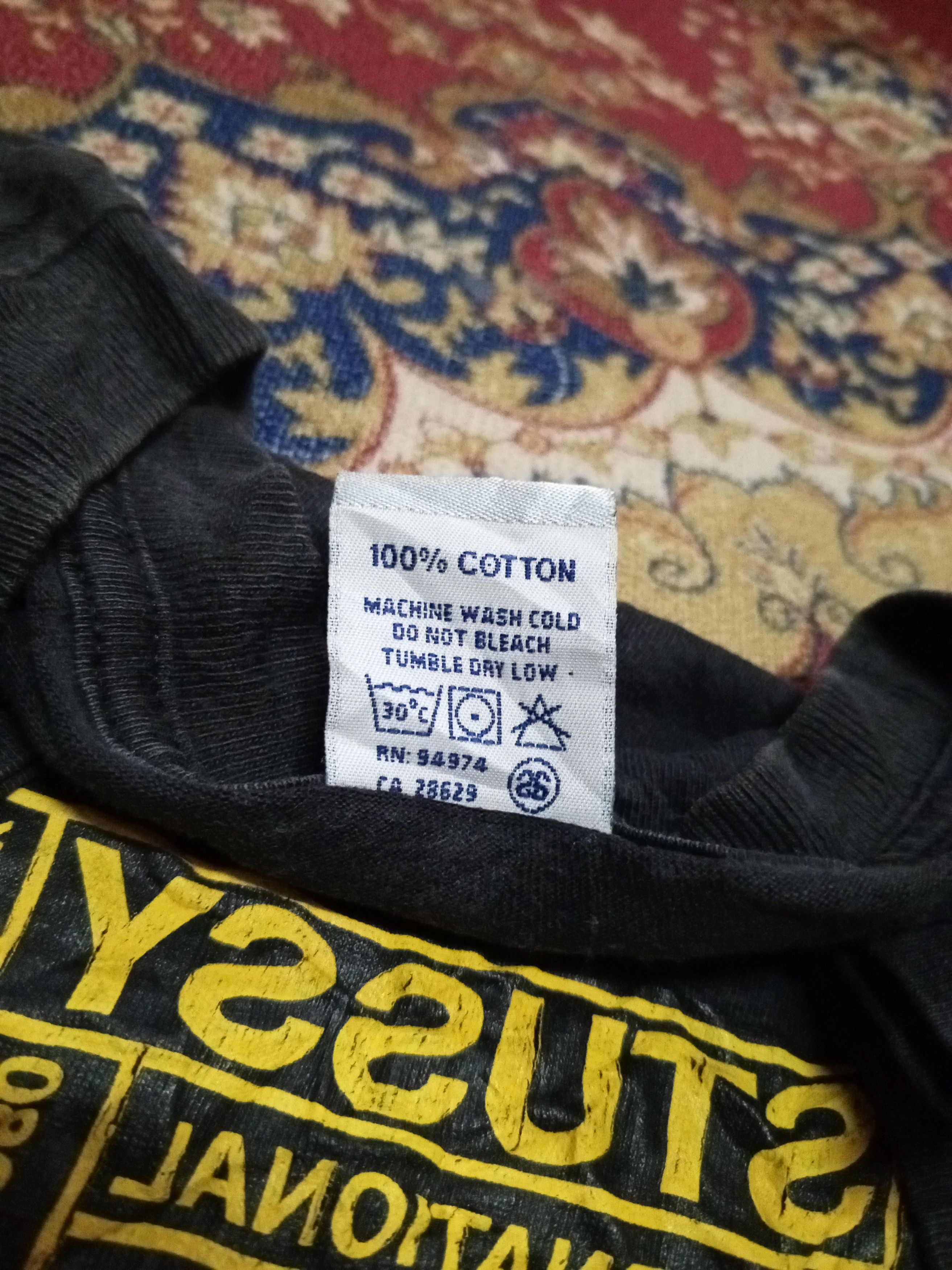 Stussy 💥vtg90s stussy box logo rare 💥 Size US L / EU 52-54 / 3 - 10 Thumbnail