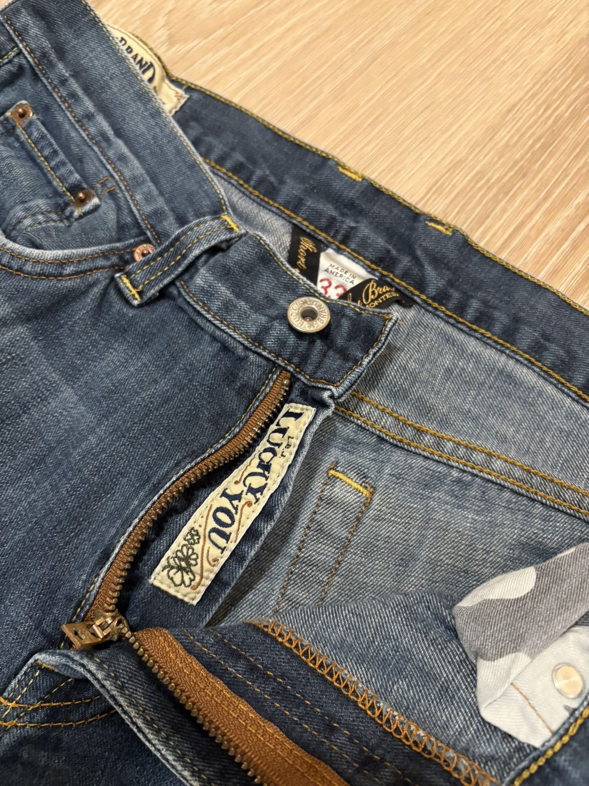 Lucky Brand Vintage Lucky Brand Jeans – Made in USA – Dark Wash Size US 33 - 1 Thumbnail
