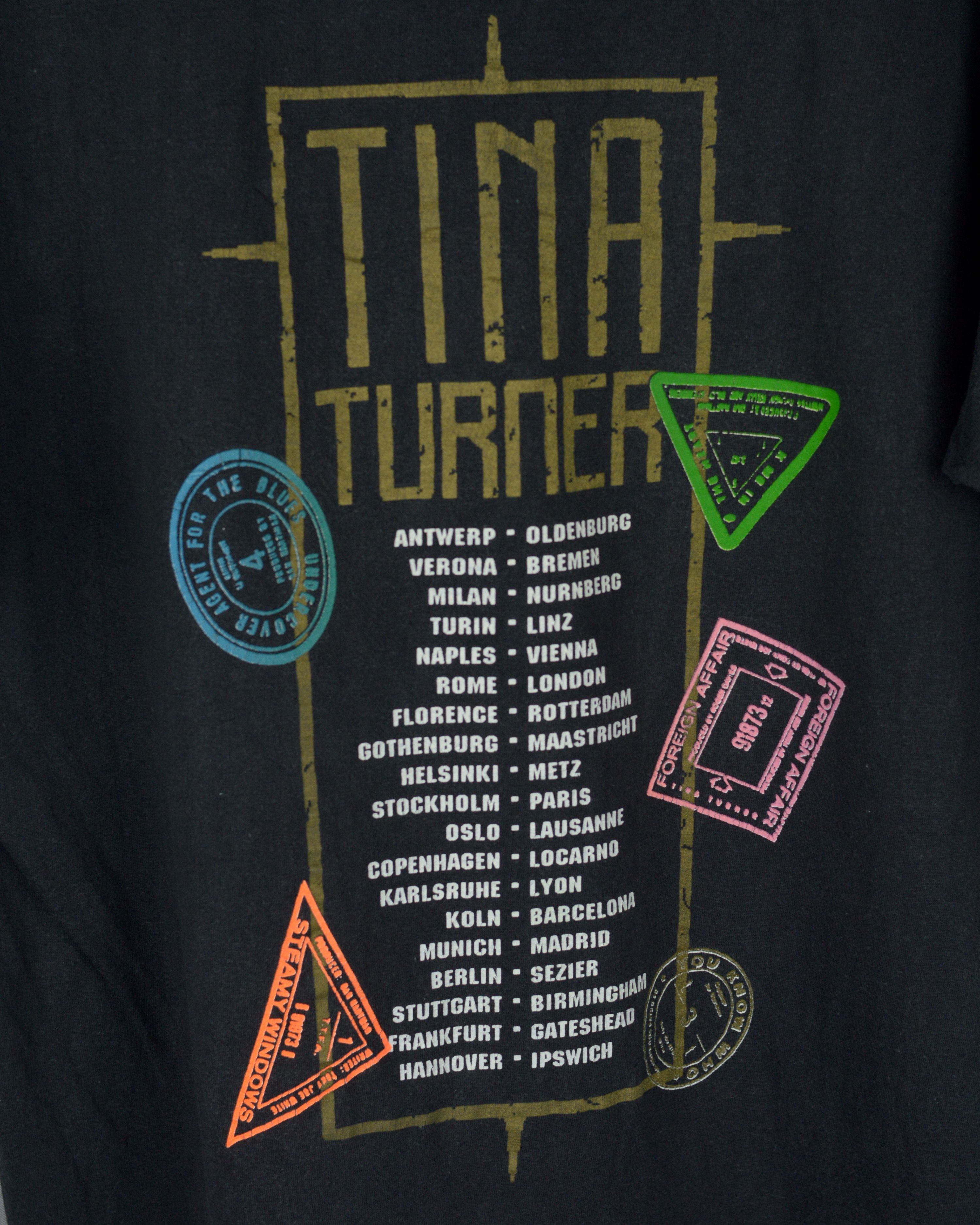 Vintage Vintage Tina Turner foreign Affair 1990 tour t shirt Size US L / EU 52-54 / 3 - 6 Thumbnail