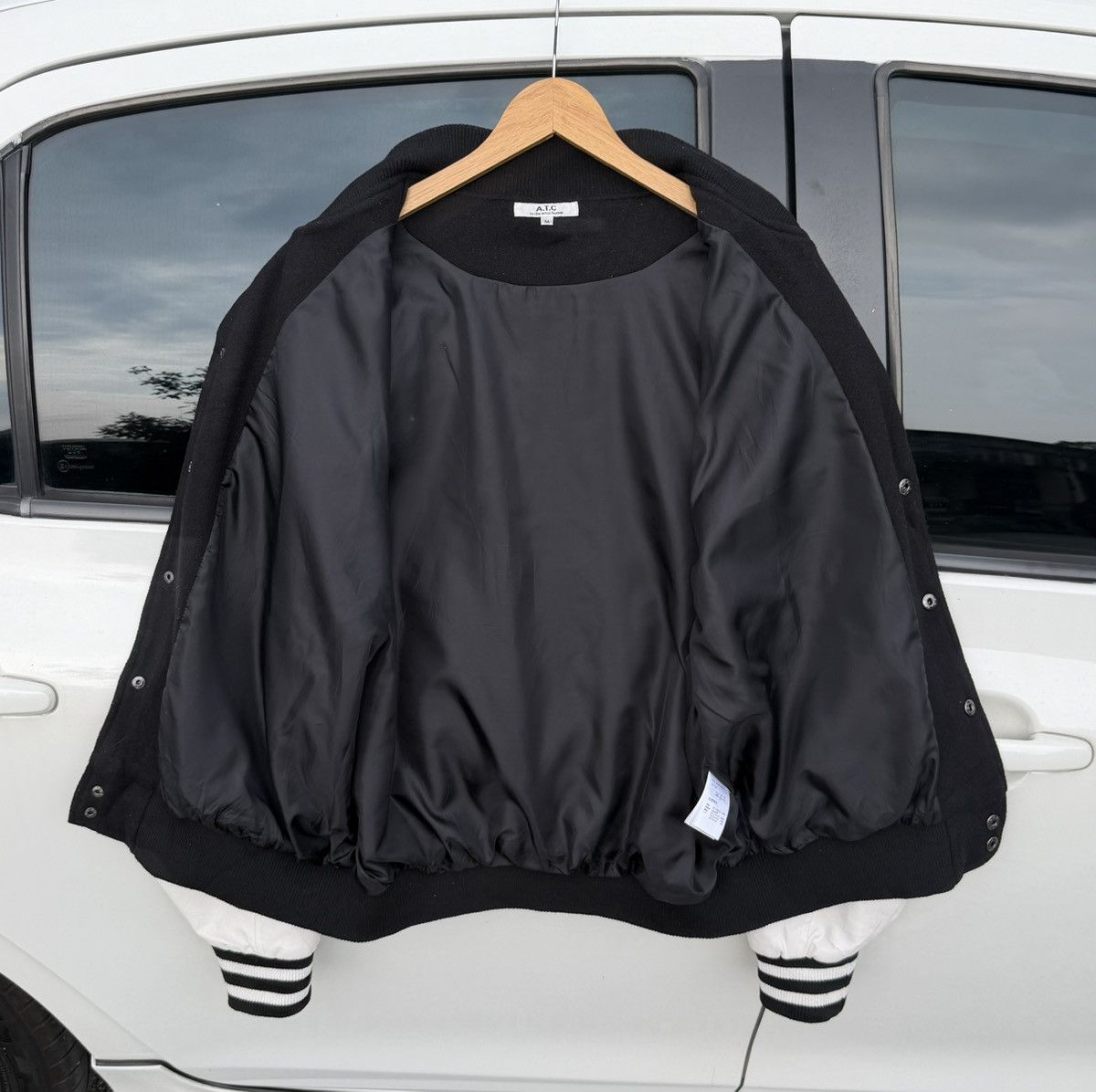 In The Attic A.T.C In The Attic Homme Melton Stadium Varsity Jacket Size US M / EU 48-50 / 2 - 3 Thumbnail