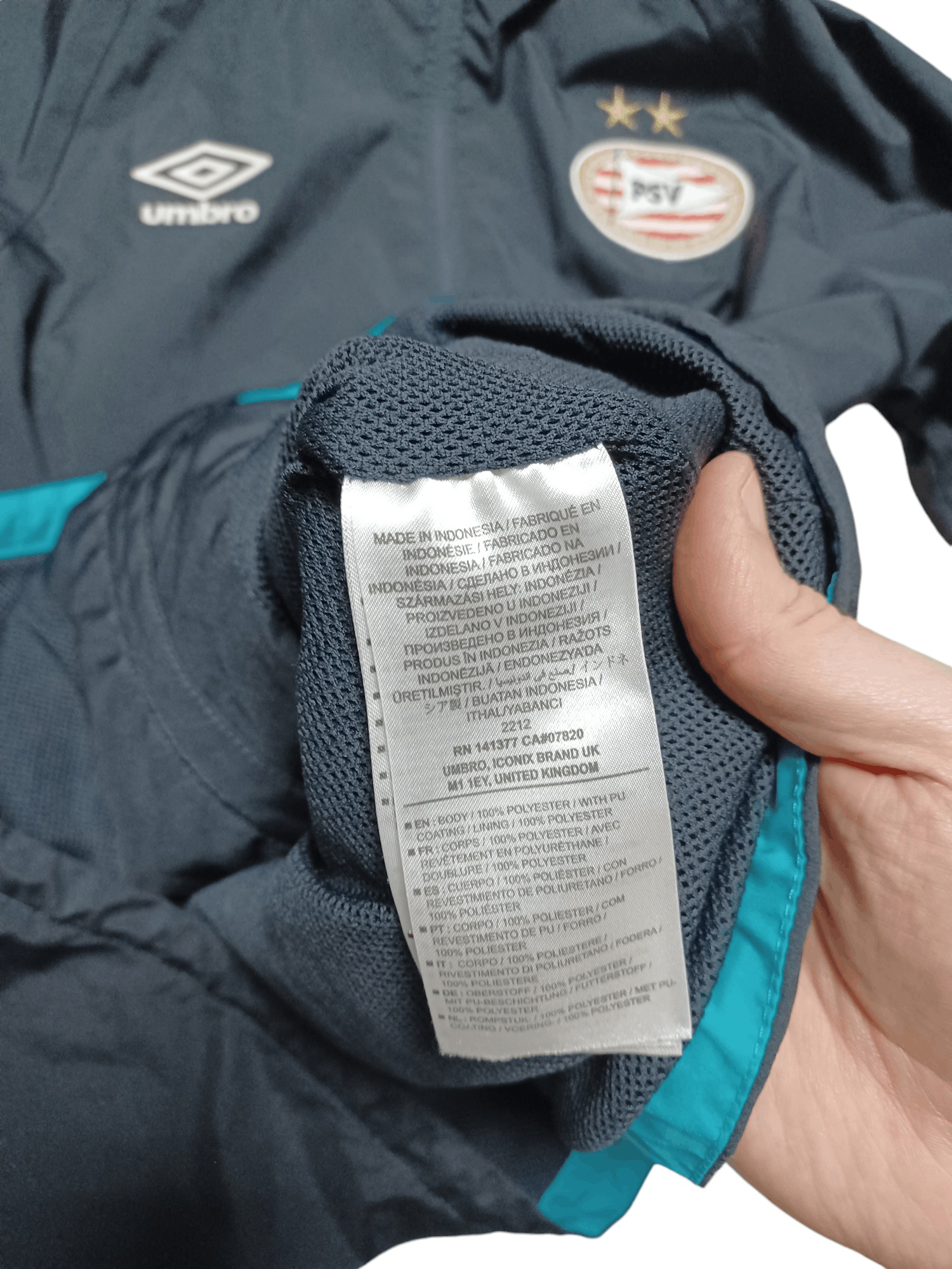 Umbro PSV EINDHOVEN UMBRO NYLON CLUB JACKET SOCCER DRILL Size US S / EU 44-46 / 1 - 5 Thumbnail