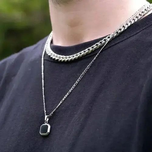 VIBE Men's chain with pendant Size ONE SIZE - 4 Thumbnail