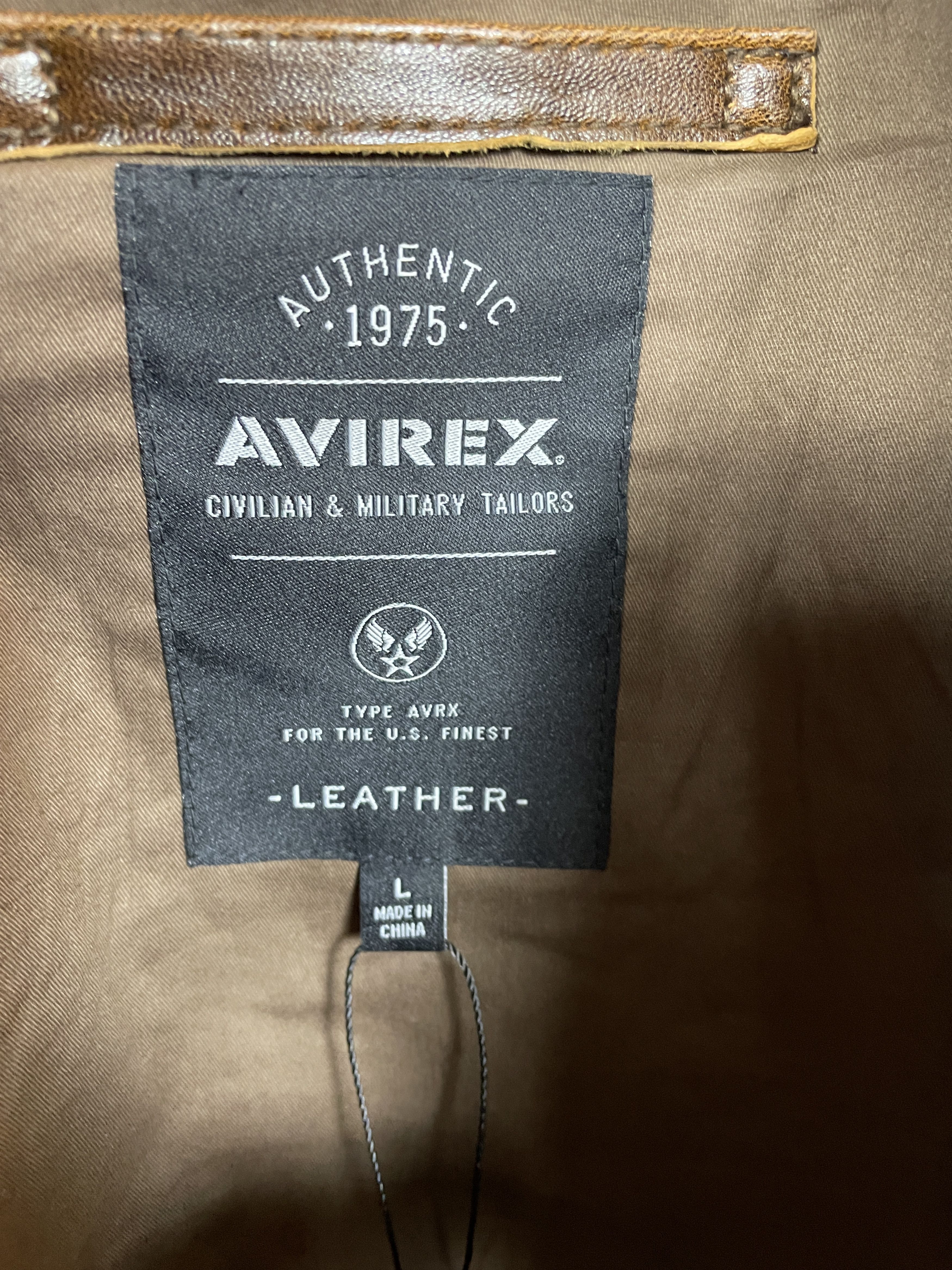 Avirex Avirex 'Top Gun' Patched G-1 Aviator Flight Jacket Size US L / EU 52-54 / 3 - 9 Thumbnail