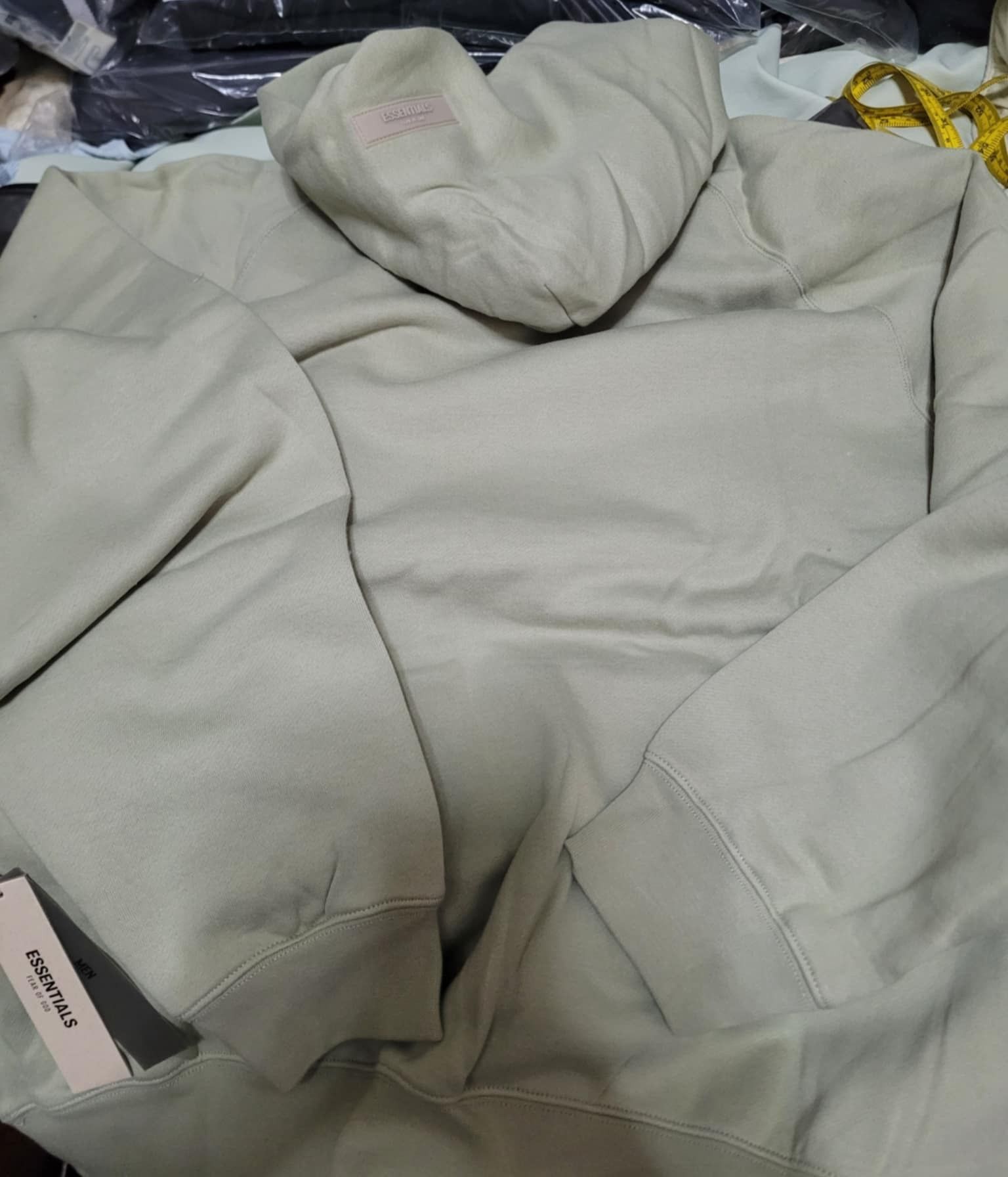 Fear of God sz L Fear of God Essentials Hoodie Seafoam Size US L / EU 52-54 / 3 - 3 Thumbnail