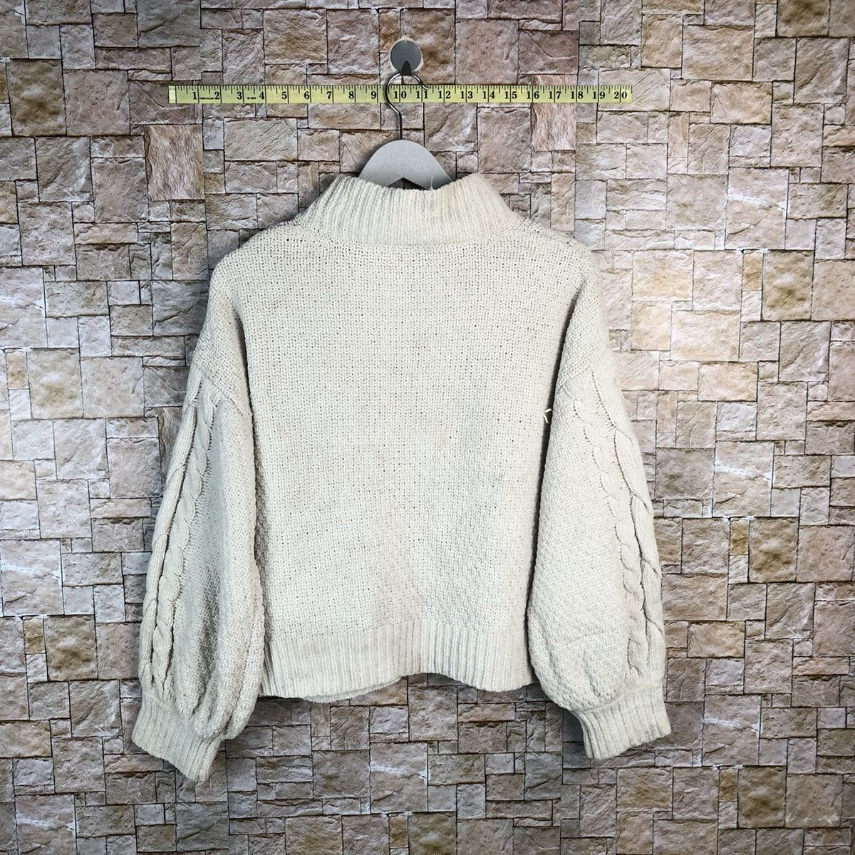 Homespun Knitwear Japan White aran isle cable Knitwear vintage #A871 Size M / US 6-8 / IT 42-44 - 13 Thumbnail