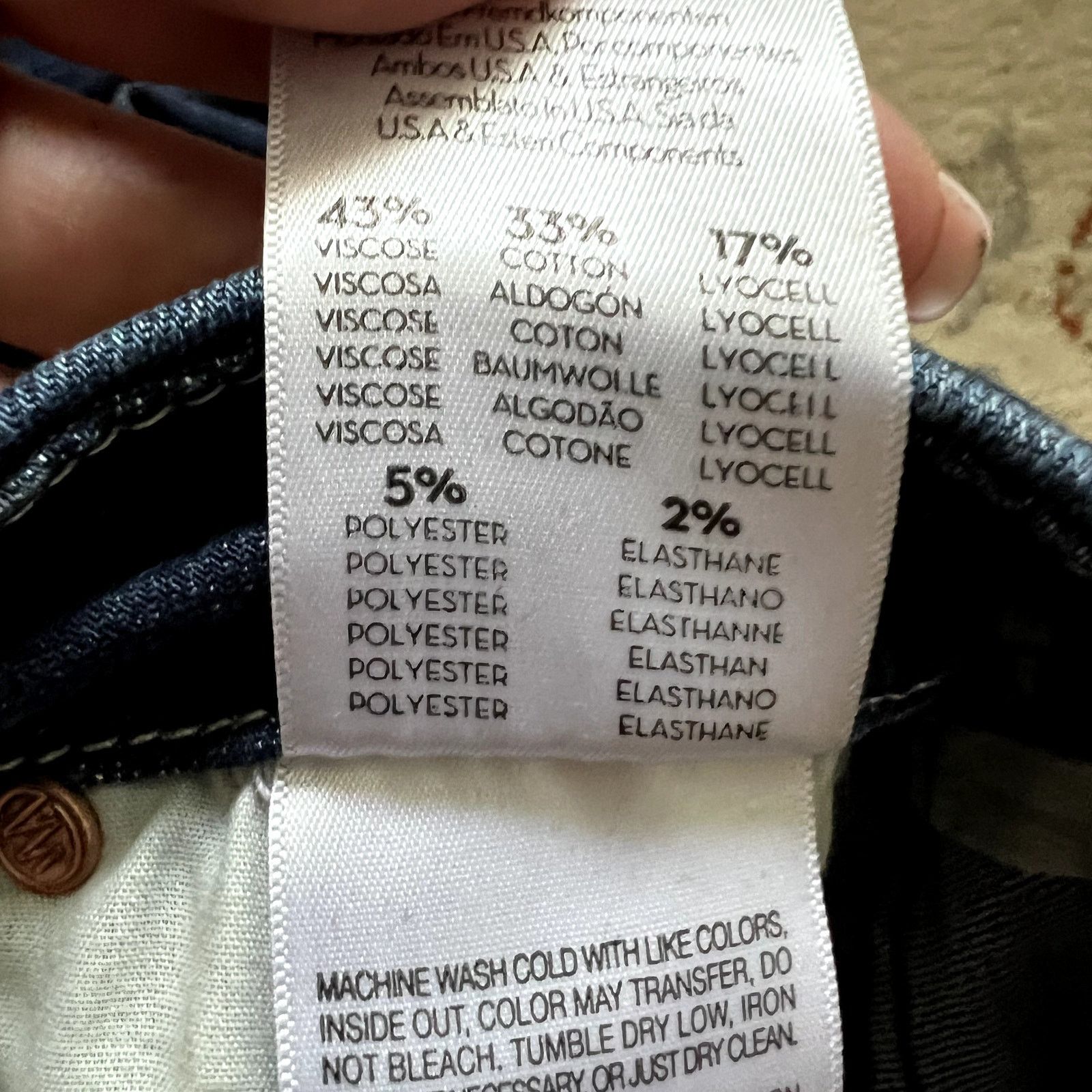MOTHER Mother High Waisted Looker Ankle Fray Jeans Tongue and Chic Size 27" / US 4 / IT 40 - 5 Thumbnail