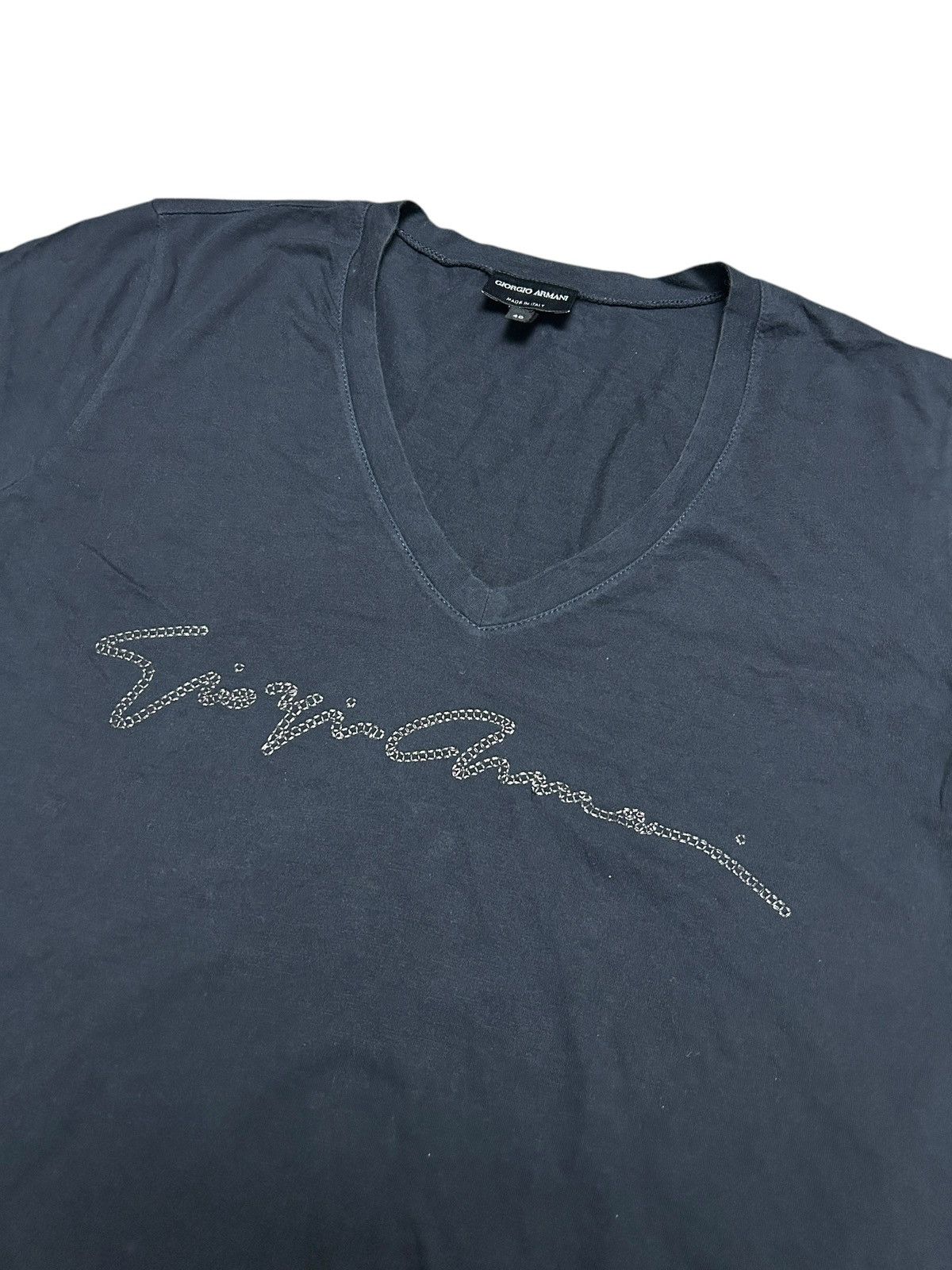 Giorgio Armani Logo T-Shirt Size S / US 4 / IT 40 - 1 Thumbnail