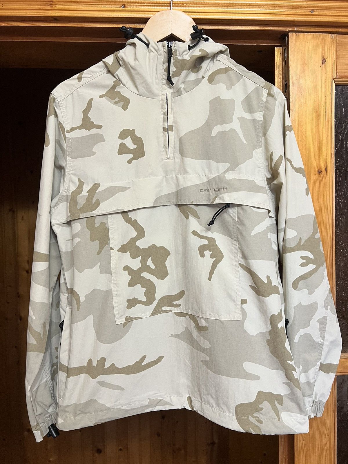 Carhartt × Carhartt Wip × Vintage Carhartt vintage camo anorak nylon jacket mens Size US S / EU 44-46 / 1 - 3 Thumbnail
