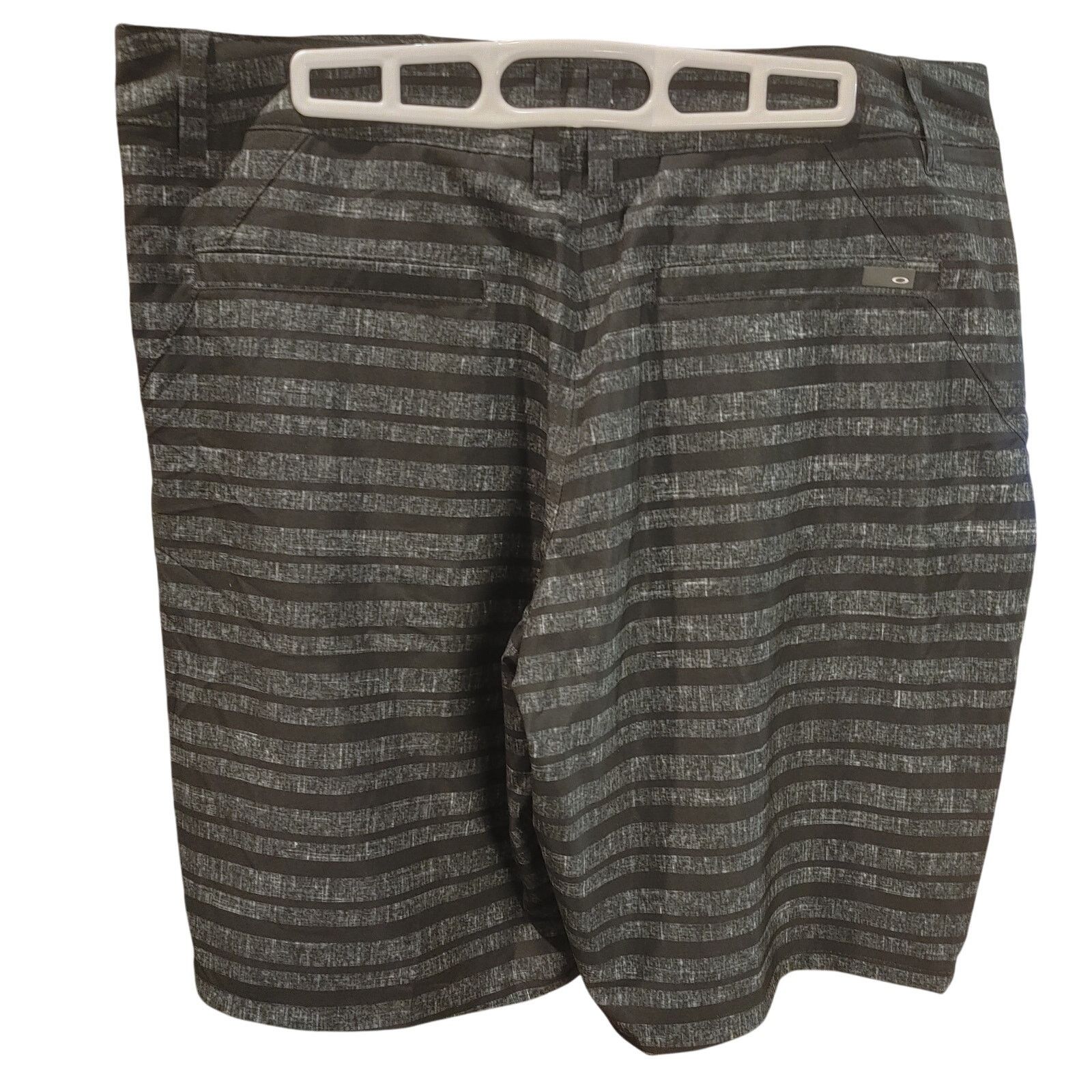 Oakley Oakley Men's 36 Gray Stripe Board Shorts Size US 36 / EU 52 - 2 Thumbnail