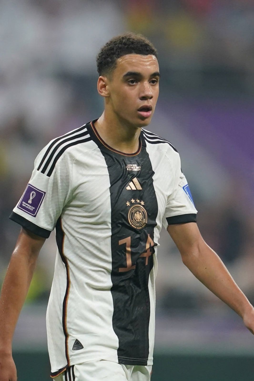 Adidas GERMANY ADIDAS 2022 WORLD CUP SOCCER HOME JERSEY #14 MUSIALA Size US S / EU 44-46 / 1 - 12 Thumbnail