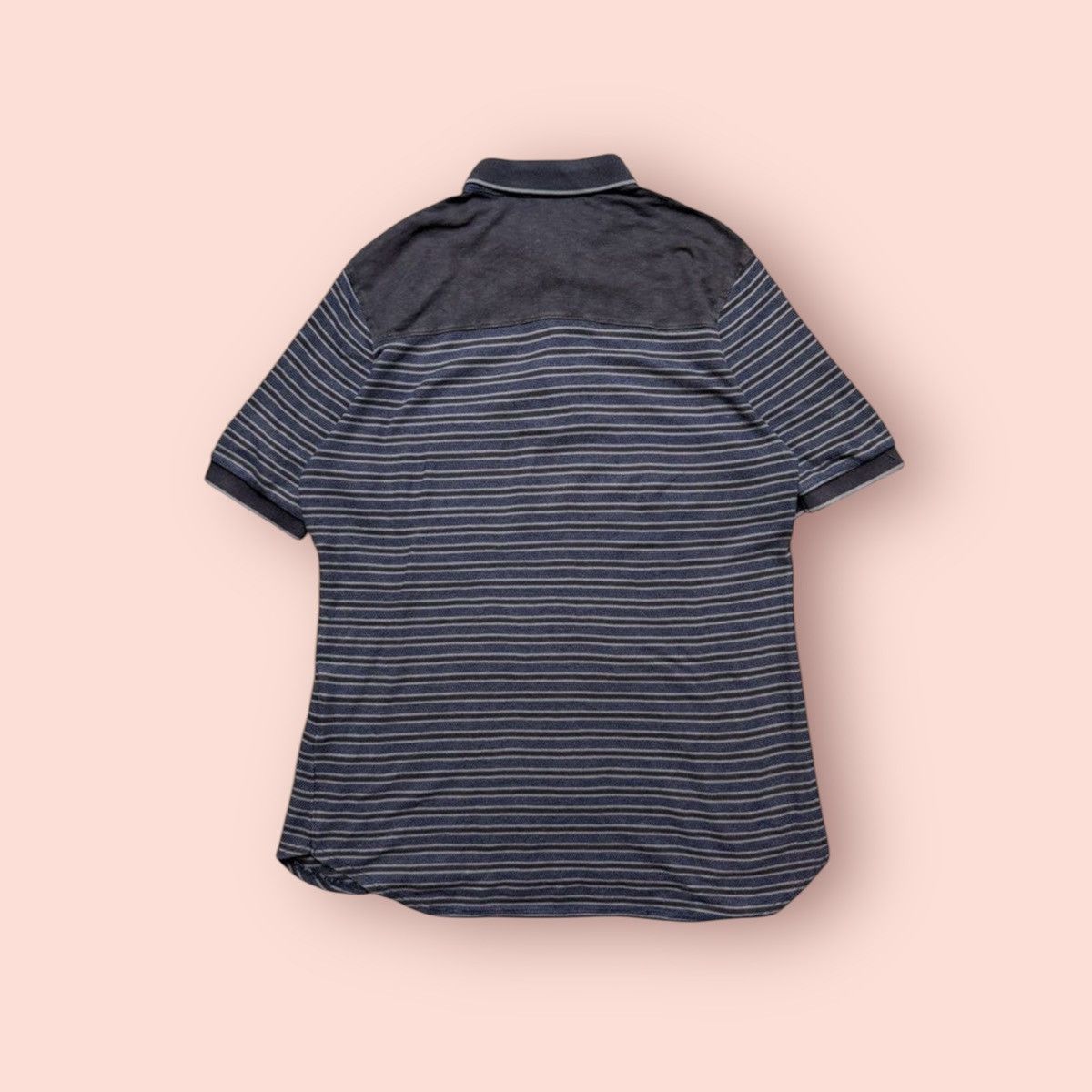 Jun Takahashi RARE JUN TAKAHASHI UNDERCOVER X UNIQLO POCKET STRIPED POLO Size US L / EU 52-54 / 3 - 12 Thumbnail