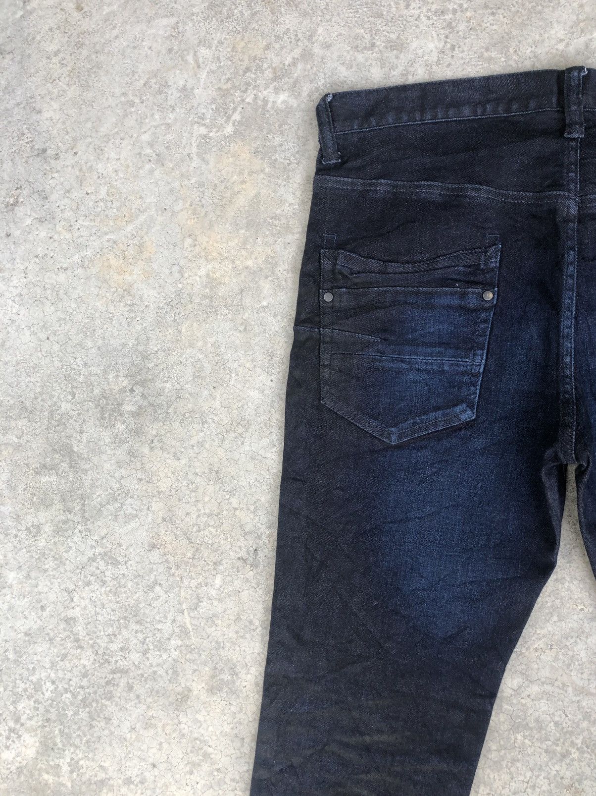 Tornado Mart Japanese Tornado Mart Skinny Jeans Wax Size US 35 - 9 Thumbnail