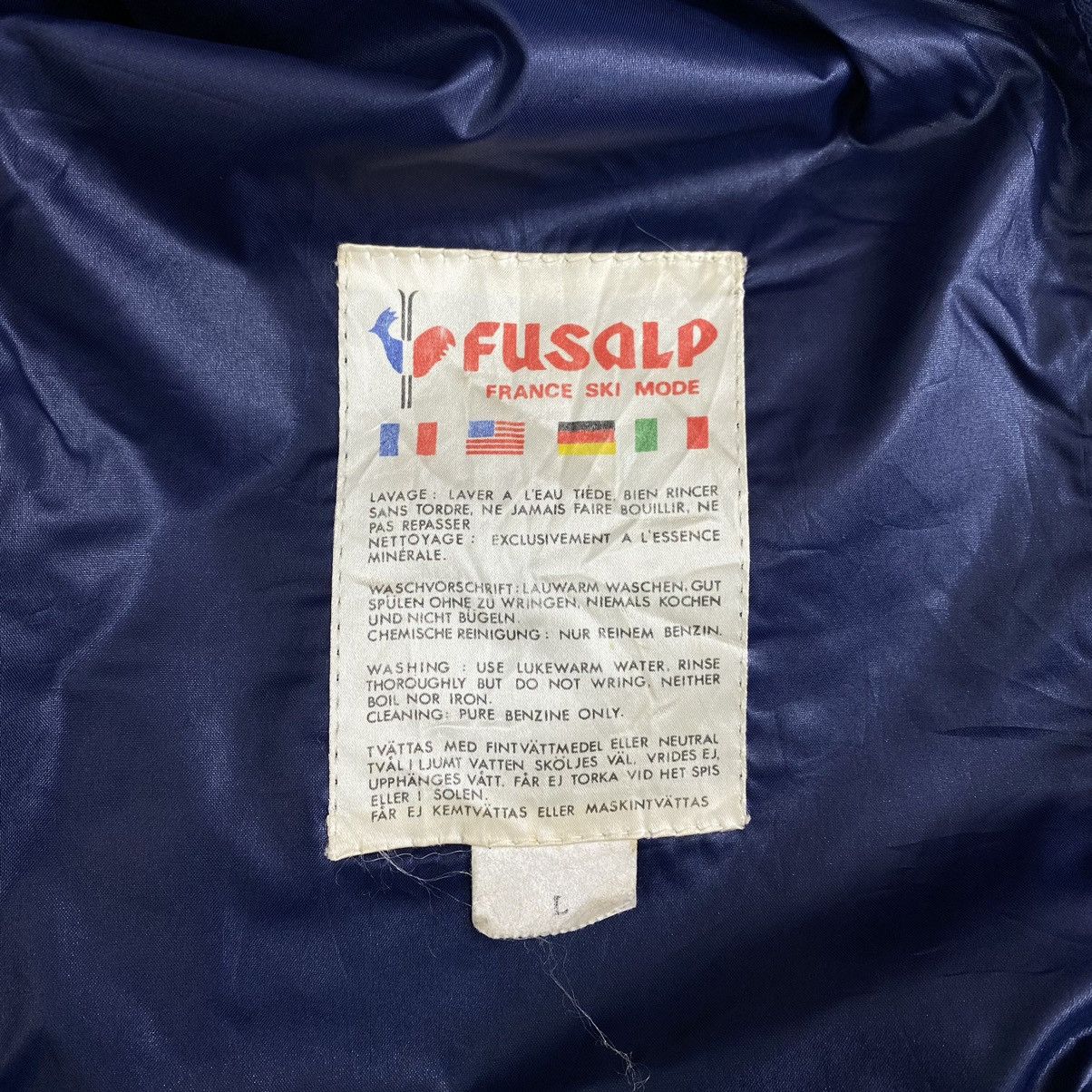 Fusalp FUSALP France Brand Ski Wear Embroidered Logo Blue Jacket Size US L / EU 52-54 / 3 - 3 Thumbnail