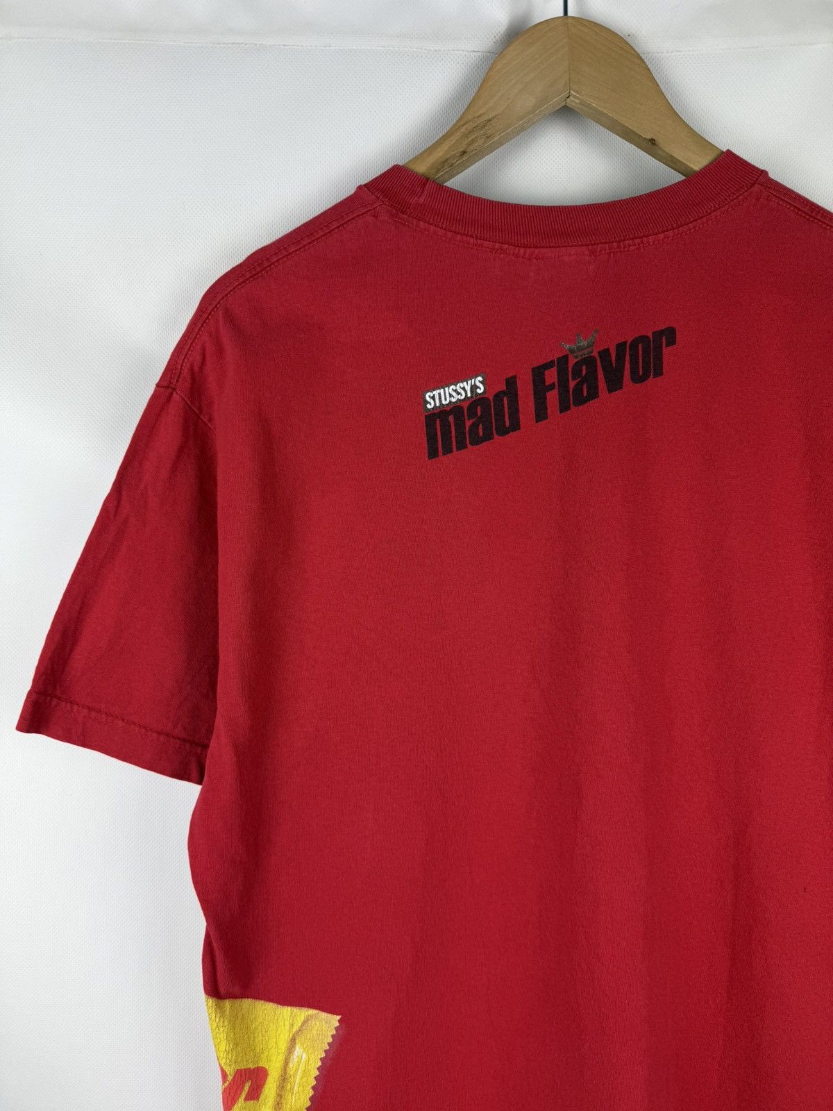 Stussy × Vintage Stussy Mad Flavor Vintage Y2K Men’s Big Logo T Shirt Size L Size US L / EU 52-54 / 3 - 17 Thumbnail