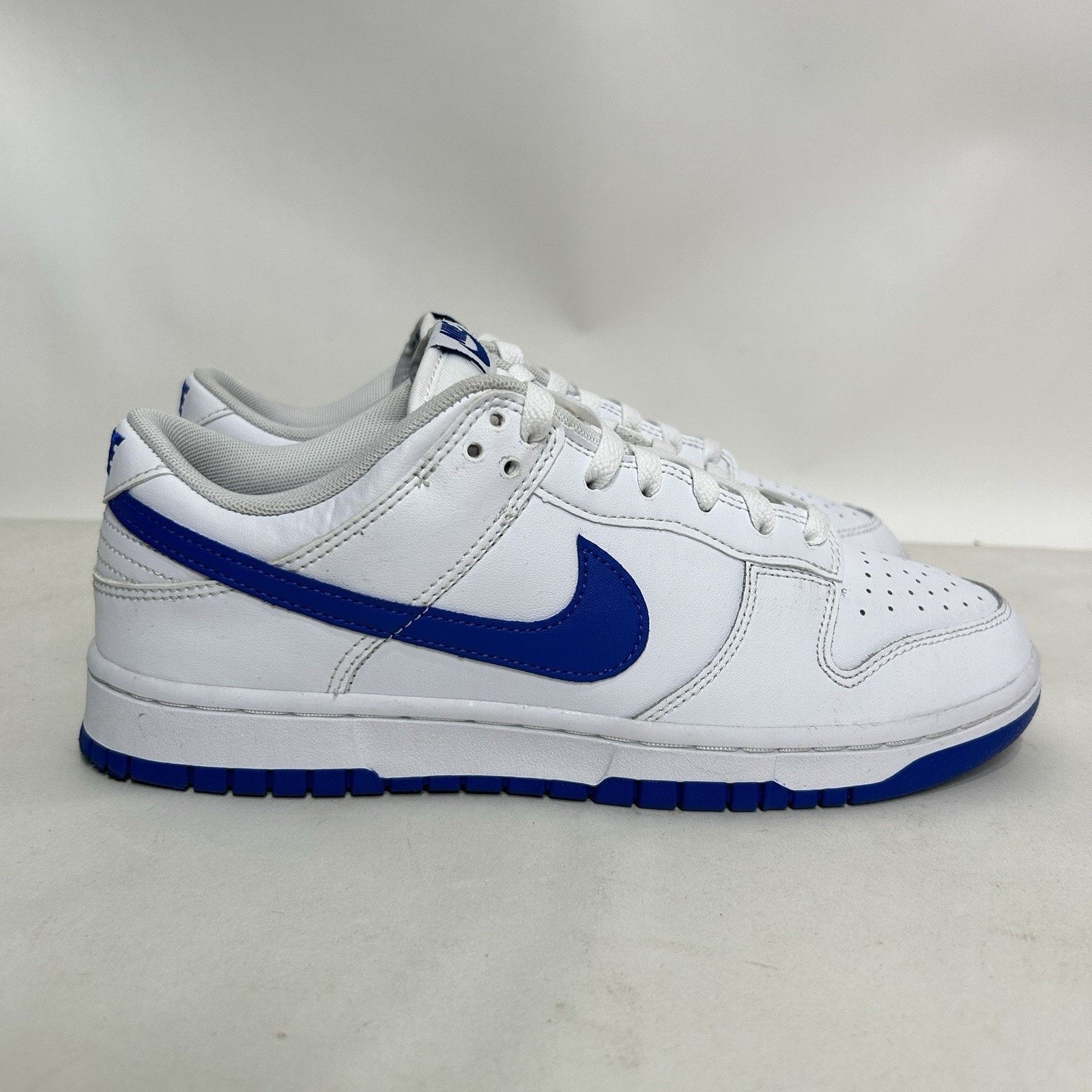 Nike Nike Dunk Low Retro “White Royal Blue” Size US 9 / EU 42 - 4 Thumbnail