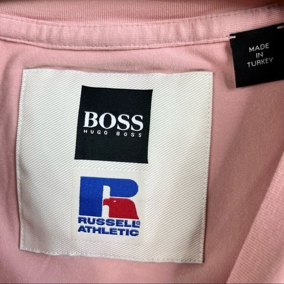Hugo Boss × NBA × Russell Athletic BOSS x Russell Athletic Logomania T Shirt Runway Size US L / EU 52-54 / 3 - 8 Thumbnail