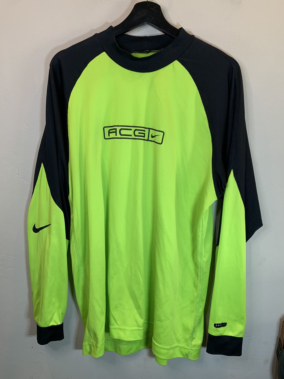 Nike × Nike ACG × Vintage *RARE* Vintage Nike ACG Dri-Fit Long Sleeve Jersey Shirt - L Size US L / EU 52-54 / 3 - 1 Thumbnail