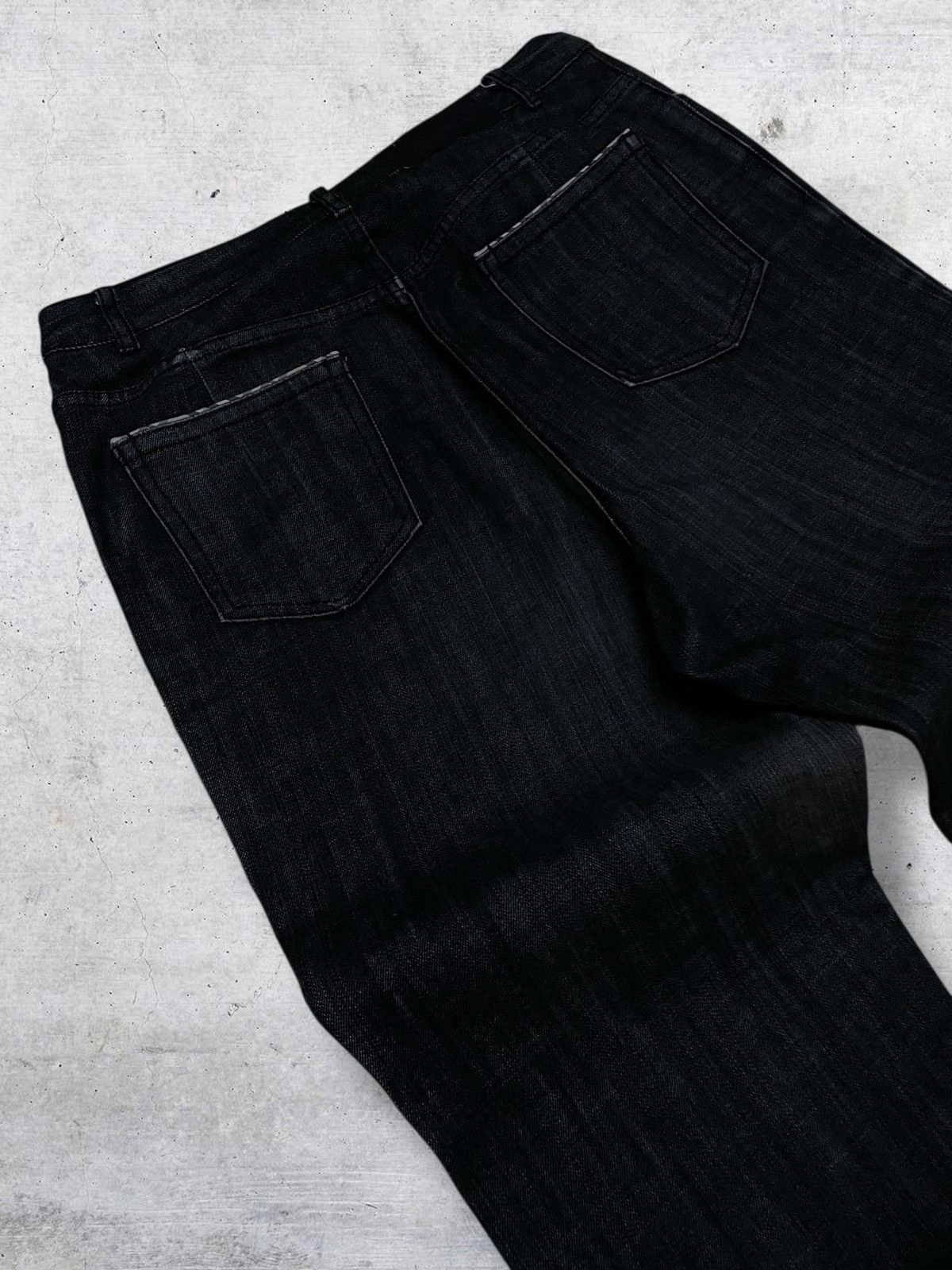 Burberry VINTAGE BURBEERY DESIGNER DEEP INDIGO PLAID PATTERN DENIM Size US 30 / EU 46 - 15 Thumbnail
