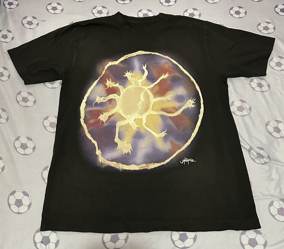 image of Travis Scott Dallas Exclusive Utopia Merch in Black Ash, Men's (Size Medium)