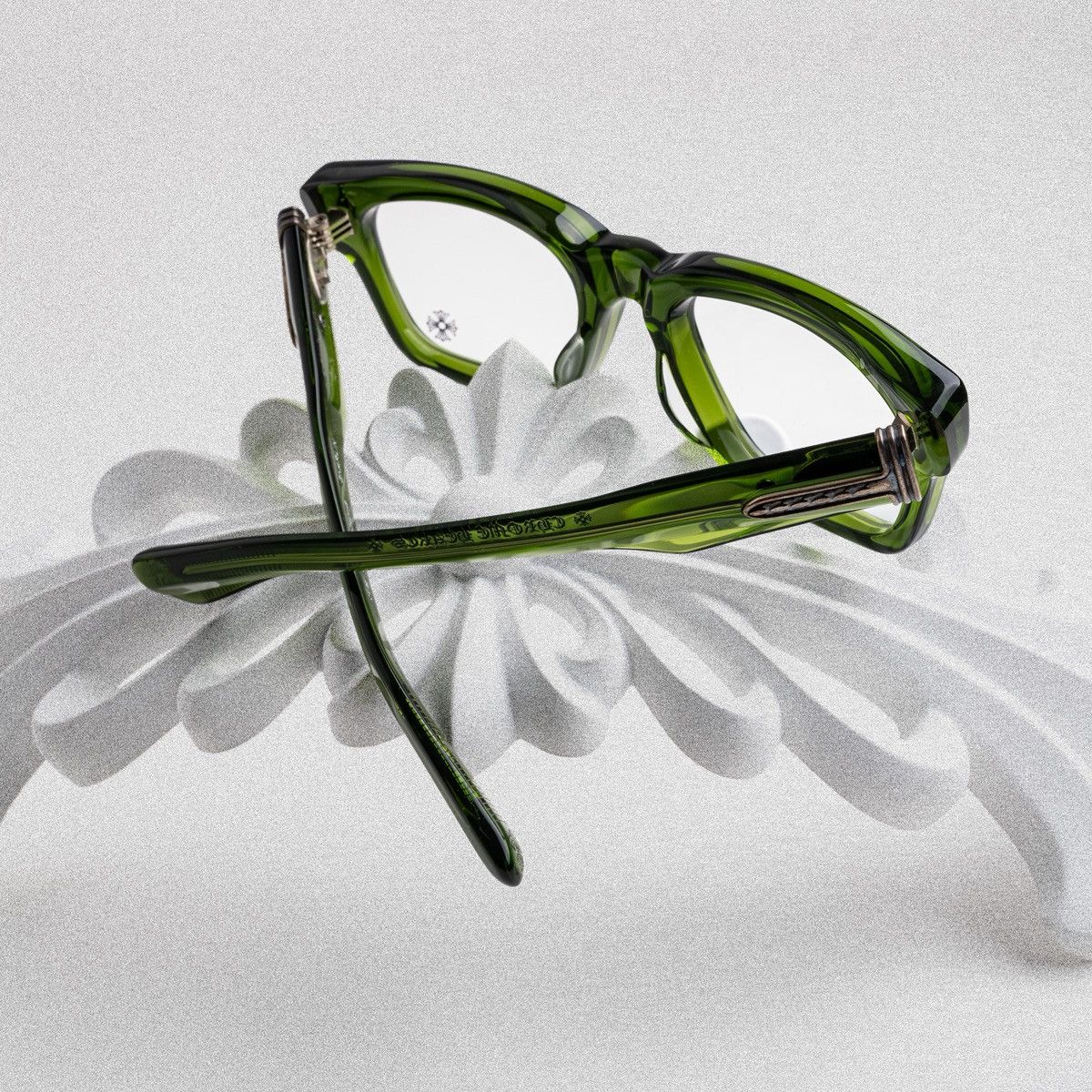 Chrome Hearts CHROME HEARTS GNARLIN DARK OLIVE GLASSES Size ONE SIZE - 7 Thumbnail