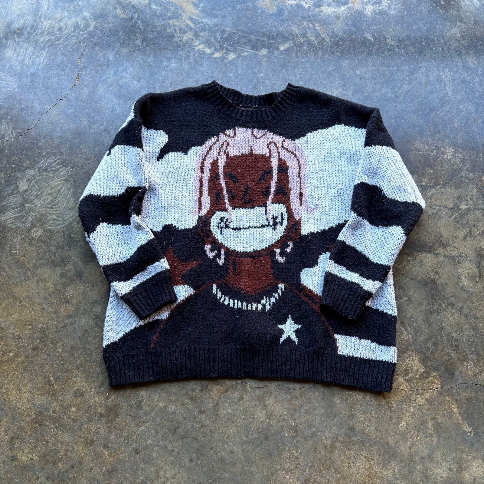 Ken Carson Ken Carson playboi carti knit sweater Size US L / EU 52-54 / 3 - 1 Thumbnail