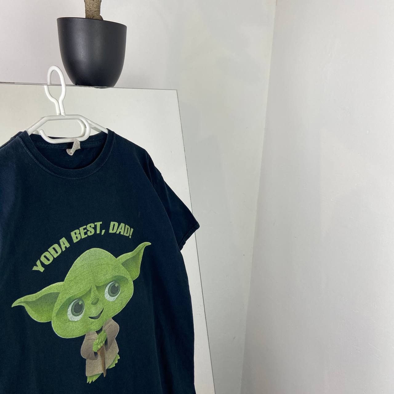 Vintage "Yoda Best, Dad" Vintage Star Wars Movie T-Shirt Size US L / EU 52-54 / 3 - 2 Thumbnail