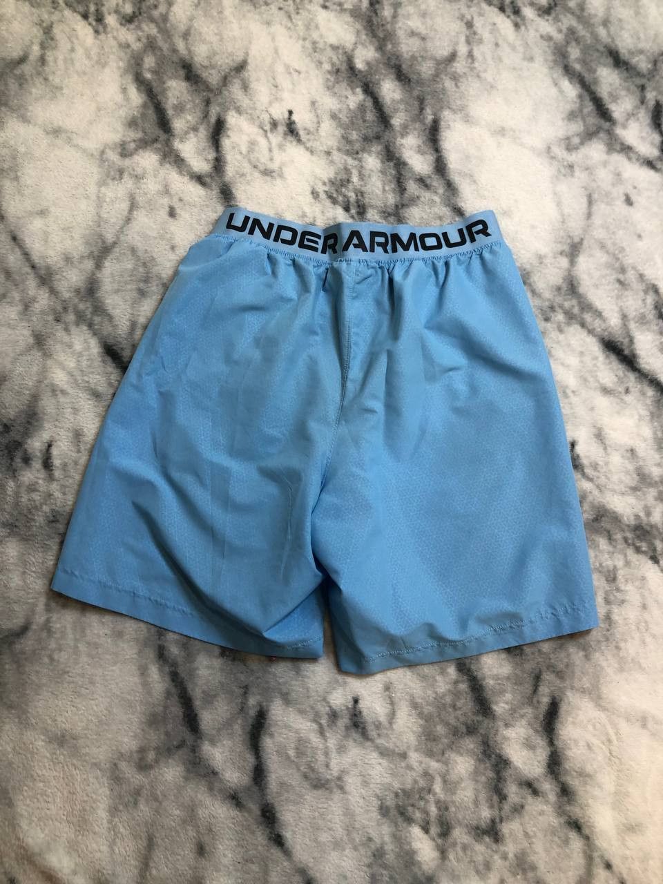 Under Armour Under Armour Launch Wordmark Logo Aqua Blue Shorts Size US 32 / EU 48 - 4 Thumbnail