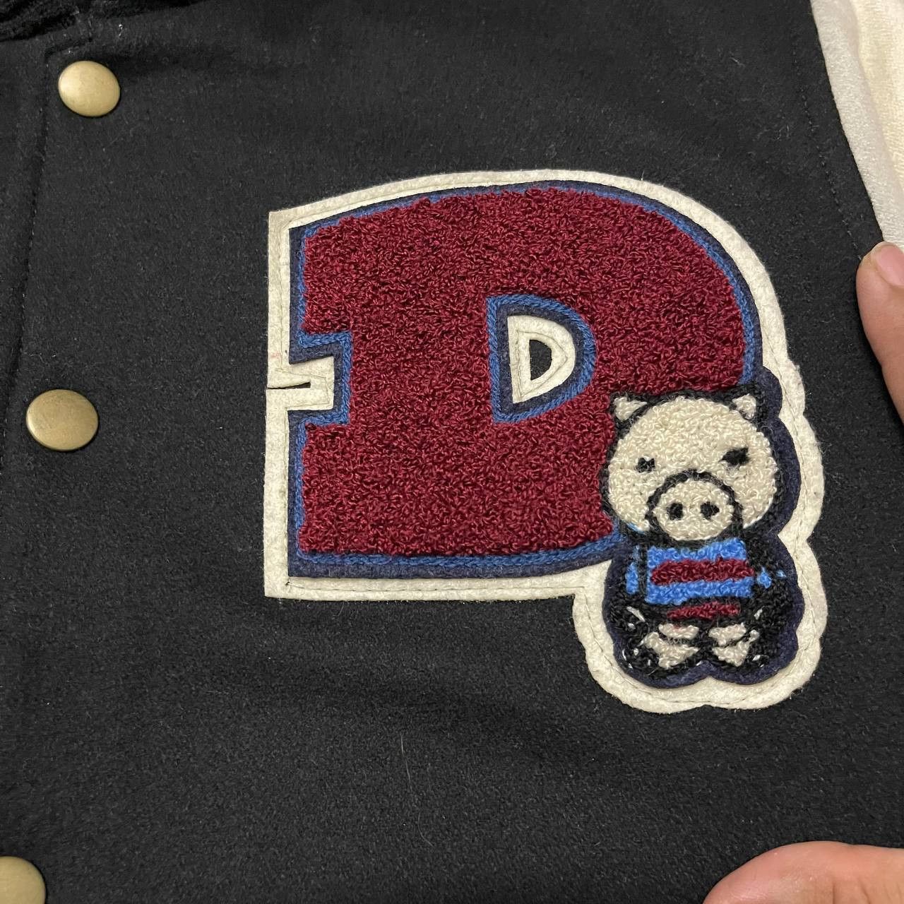 Japanese Brand Vintage Drug Store's Varsity Hooded Jacket Size US M / EU 48-50 / 2 - 12 Thumbnail