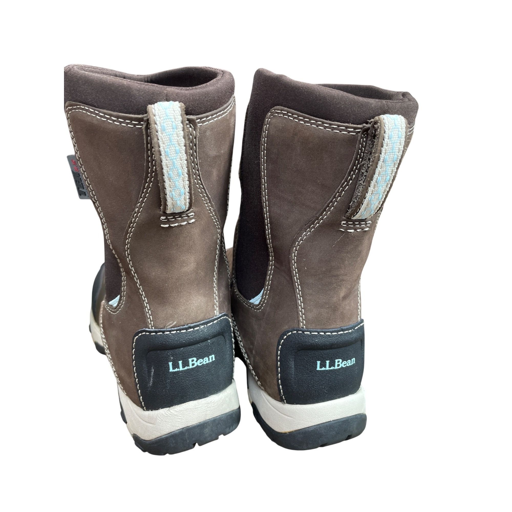 L.L. Bean L.L. Bean Tex 2.5 Womans Brown Black Waterproof Winter Boots Size US 7.5 / IT 37.5 - 13 Thumbnail