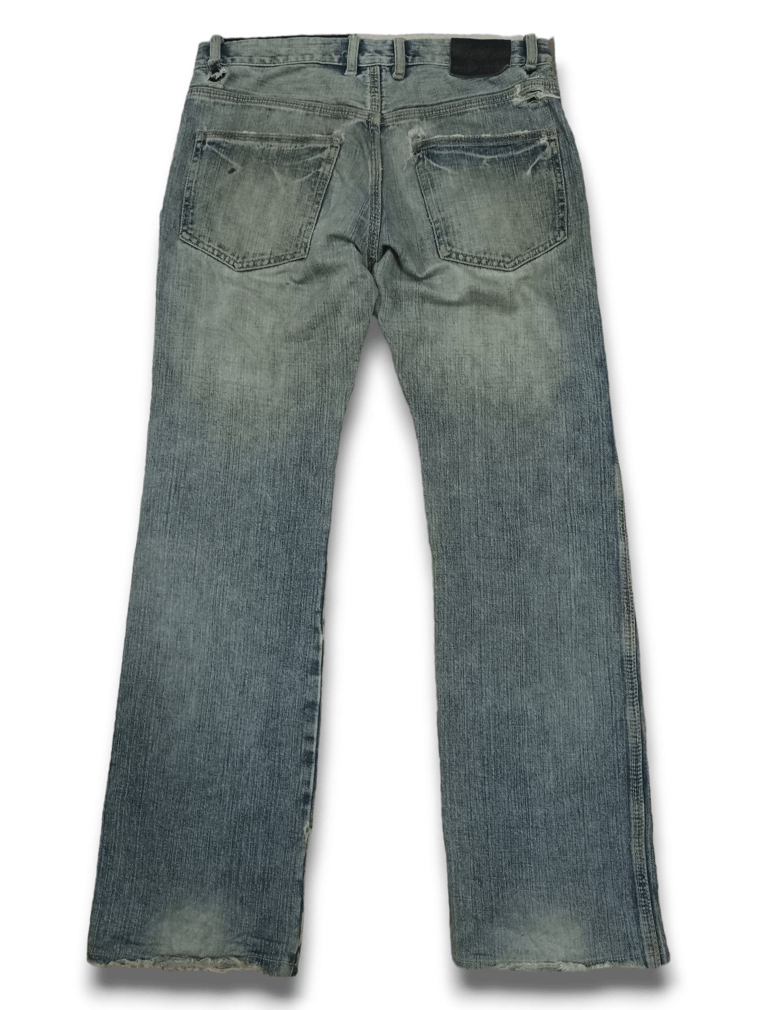 Japanese Brand Vintage Japanese Brand Mud Wash Distressed Baggy Jeans Size US 31 - 2 Thumbnail