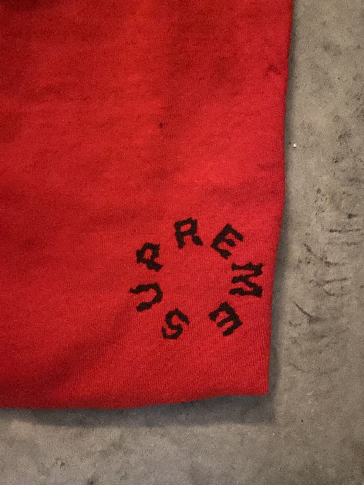 Supreme Supreme Marble Tee Red Size US M / EU 48-50 / 2 - 3 Thumbnail