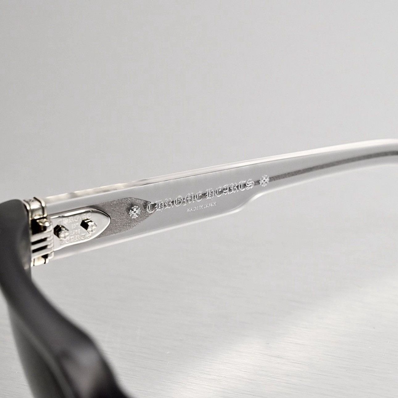 Chrome Hearts CHROME HEARTS MIDIXATHRILL I MATTE GREY SUNGLASSES Size ONE SIZE - 4 Thumbnail