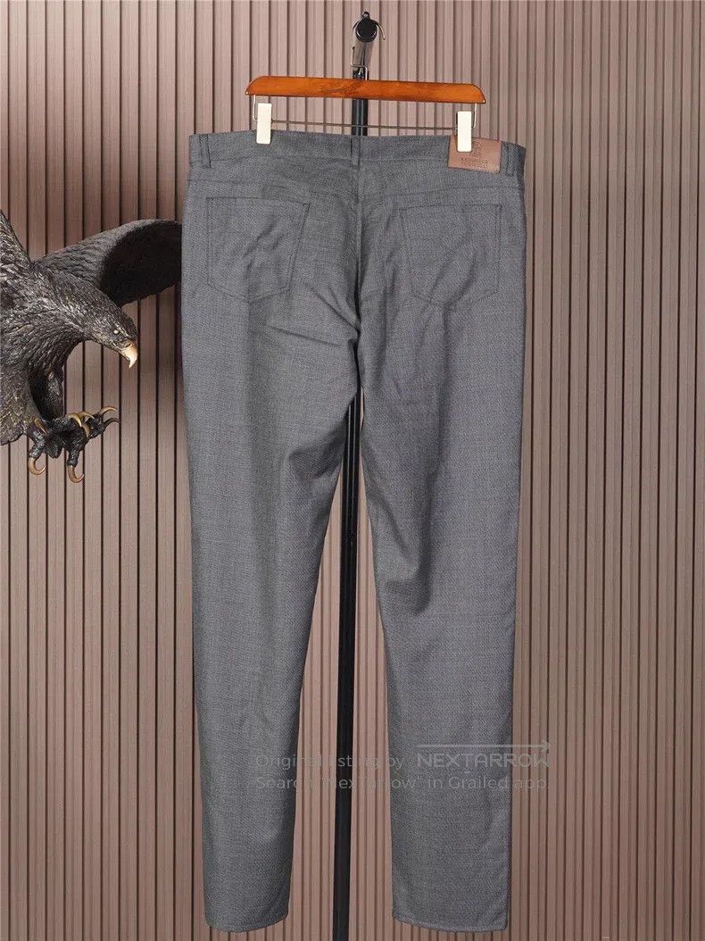 Brunello Cucinelli Brunello Cucinelli Fall/Winter Men's Wool Casual Pants Size US 40 / EU 56 - 2 Thumbnail
