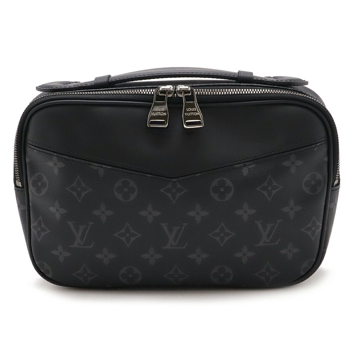 Louis Vuitton Louis Vuitton Louis Vuitton Monogram Eclipse Waist Bag Textile Belt Bag M42906 DUTY FREE for USA Size ONE SIZE - 1 Thumbnail