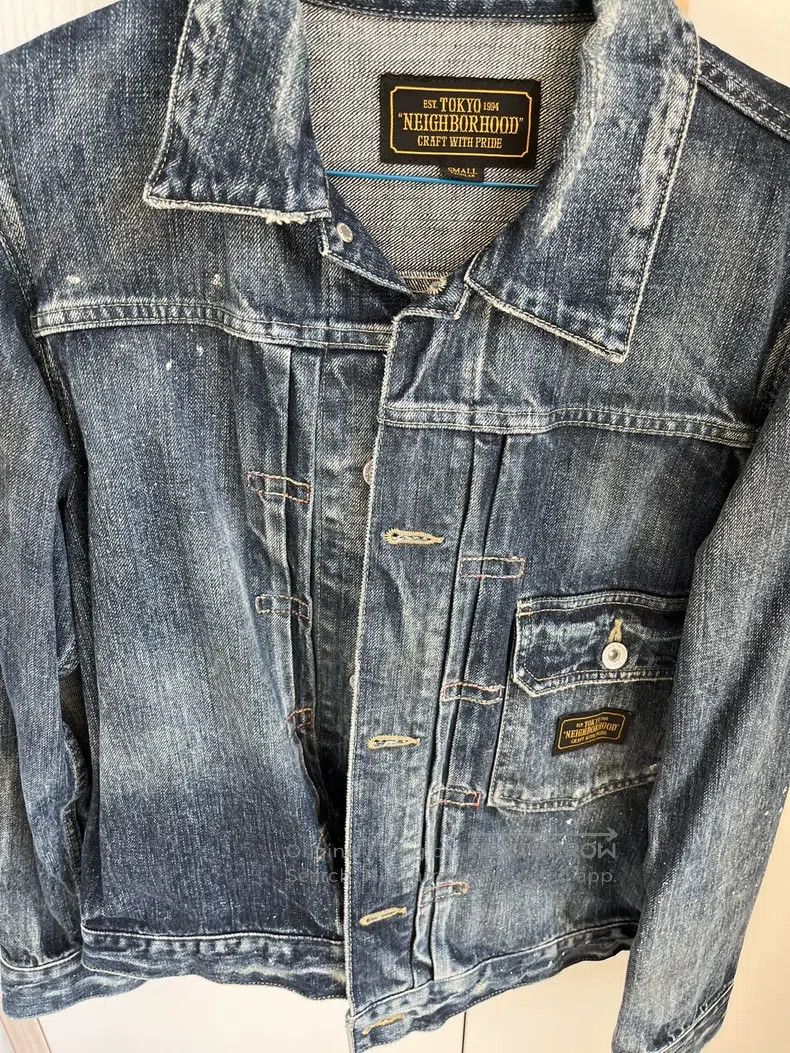Neighborhood Neighborhood Washed Denim Jacket Size US S / EU 44-46 / 1 - 1 Thumbnail