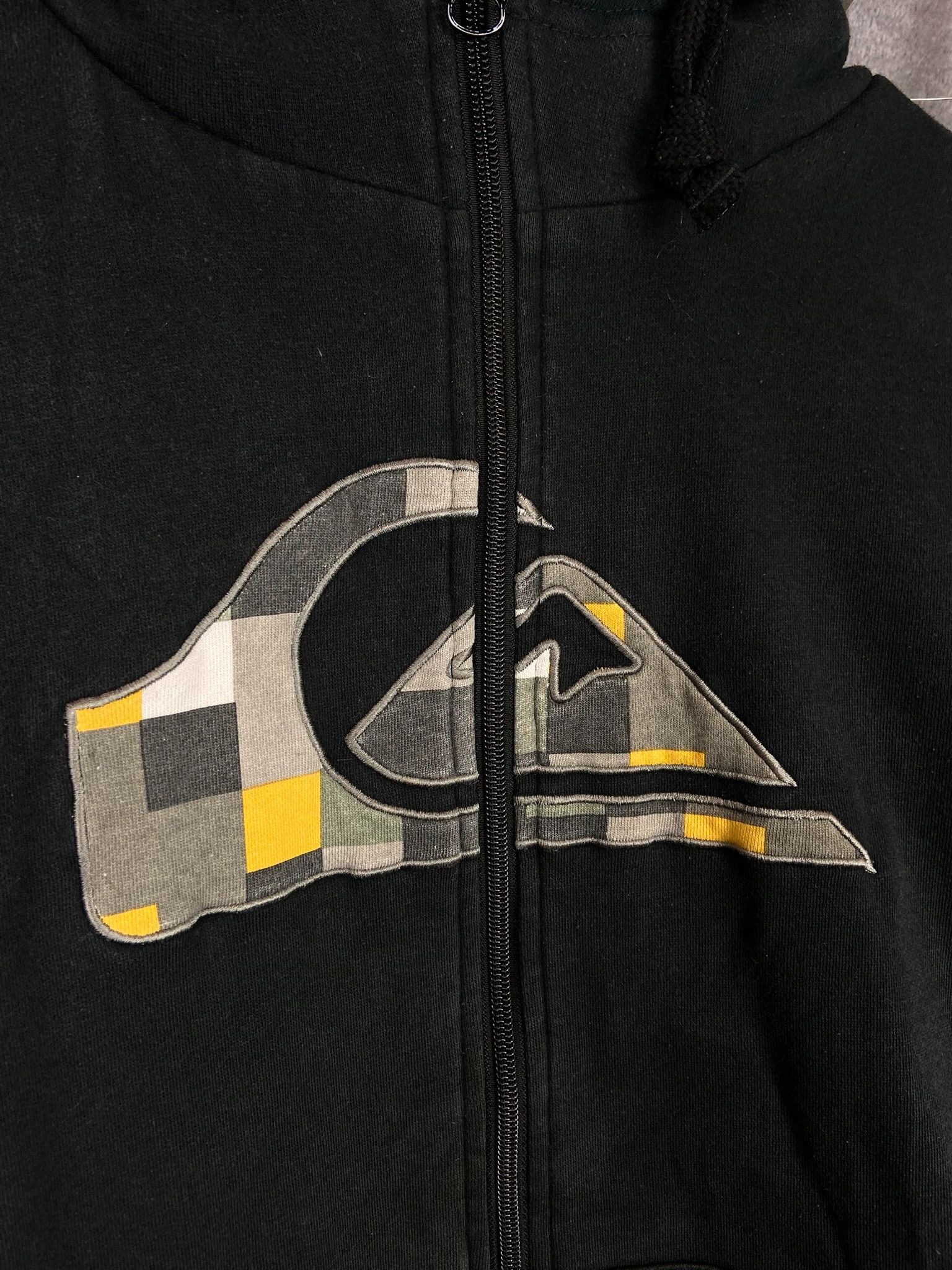 Quiksilver Zip Hoodie Quiksilver black camo logo vintage skatewear L Size US L / EU 52-54 / 3 - 2 Thumbnail